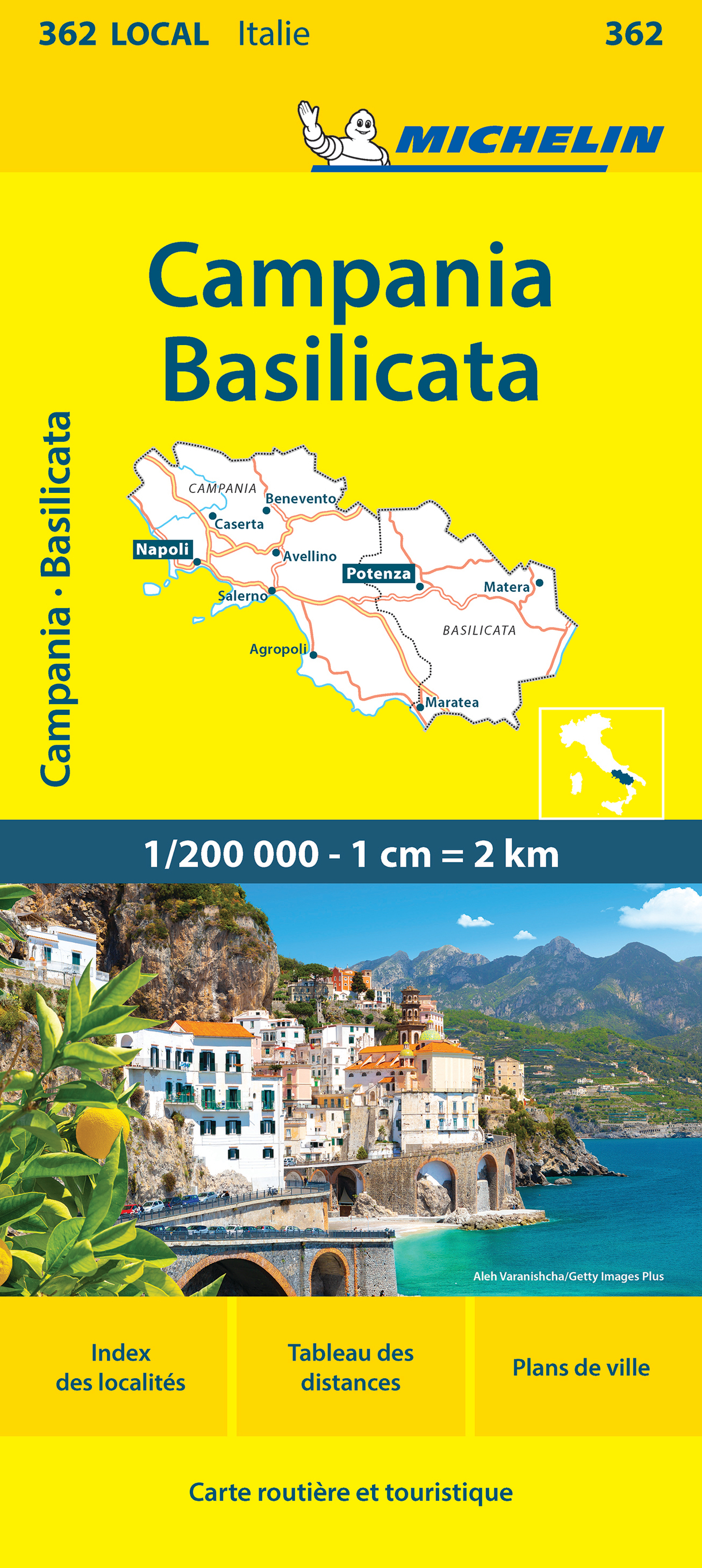 CARTE LOCALE 362 CAMPANIA BASILICATA 1/200.000