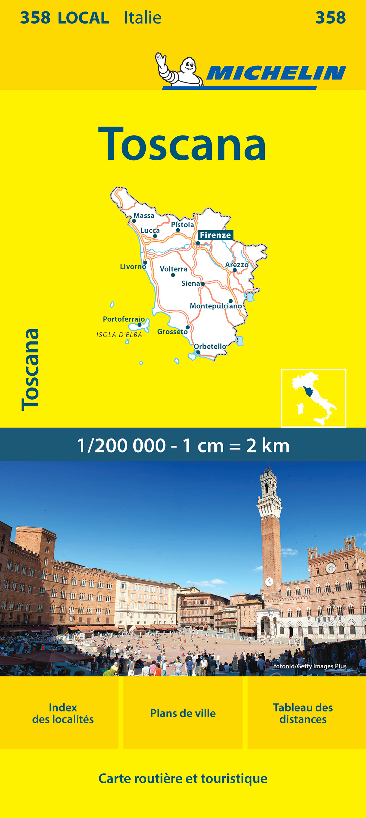 CARTE LOCALE 358 TOSCANA 2009