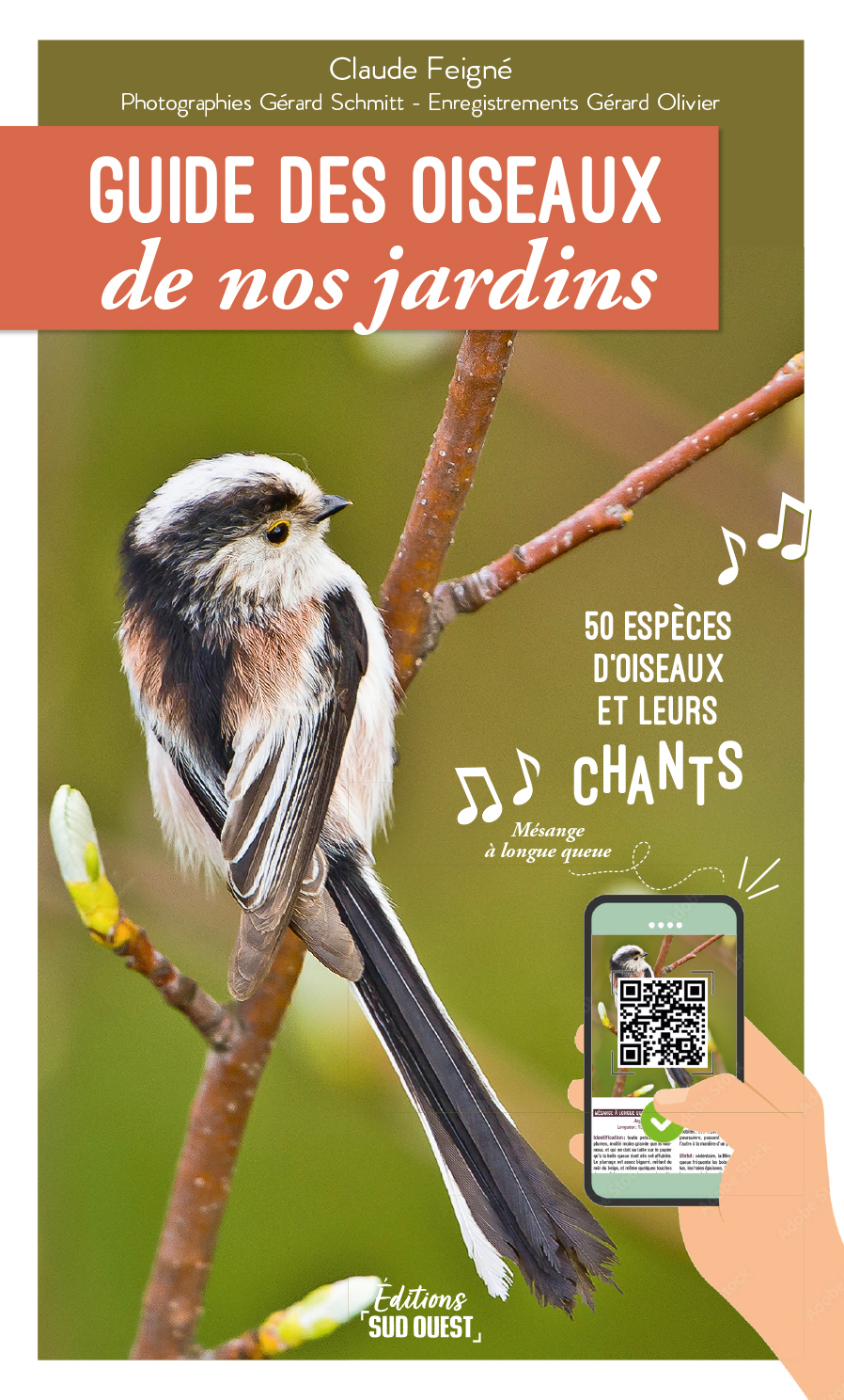 Guide des oiseaux de nos jardins - 50 espèces et leurs chants
