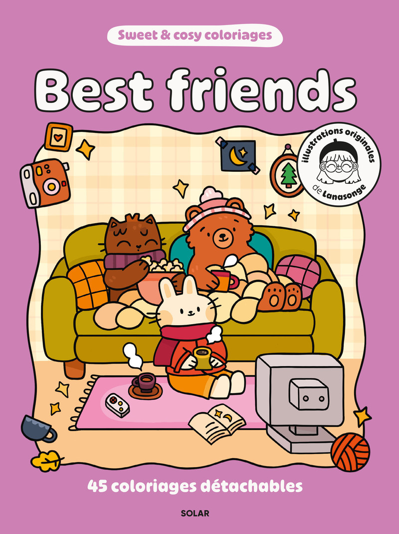 BEST FRIENDS - SWEET AND COSY COLORIAGE