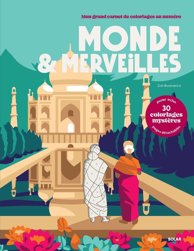 Coloriages au numéro - Monde et merveilles