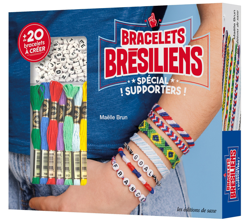 Coffret Mes bracelets brésiliens Spécial supporters