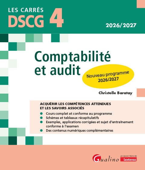 DSCG 4 - Comptabilité et audit - Nouveau programme 2026/2027