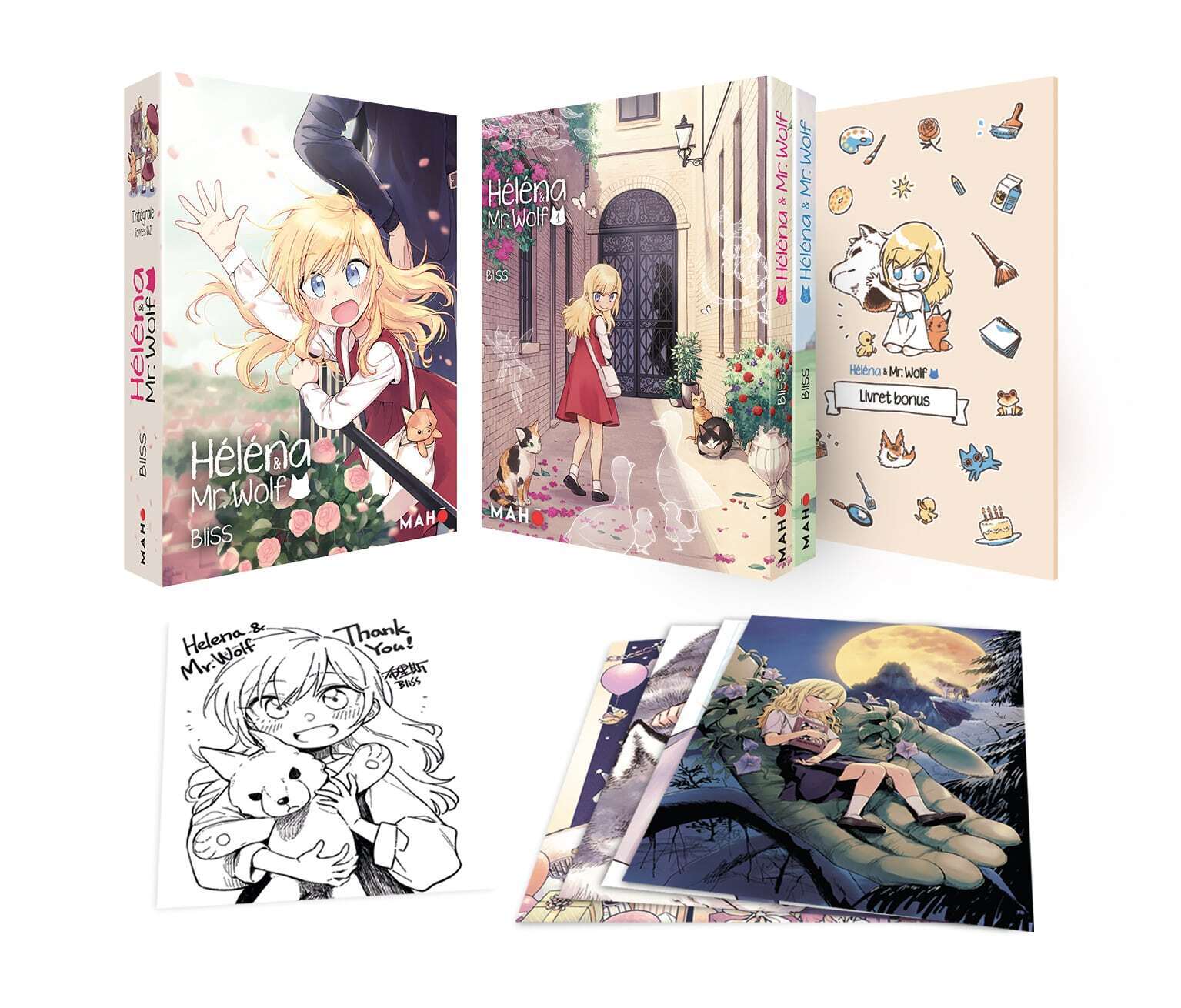 Héléna& Mr. Wolf - Coffret T01 et T02