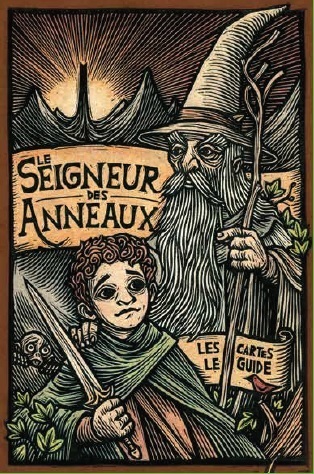 SEIGNEUR DES ANNEAUX - LES CARTES LE GUIDE ( JEU DE TAROT )