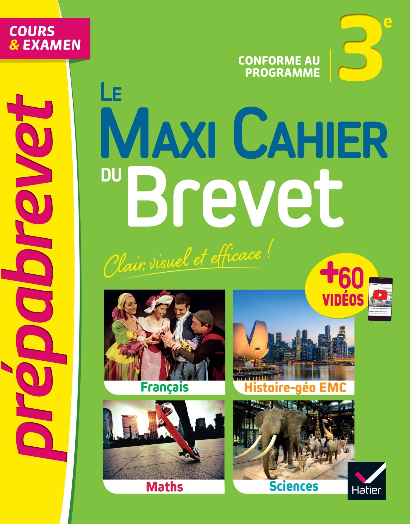 Le Maxi Cahier du Brevet (tout-en-un) - Brevet 2024 - cours, quiz, sujets & vidéos