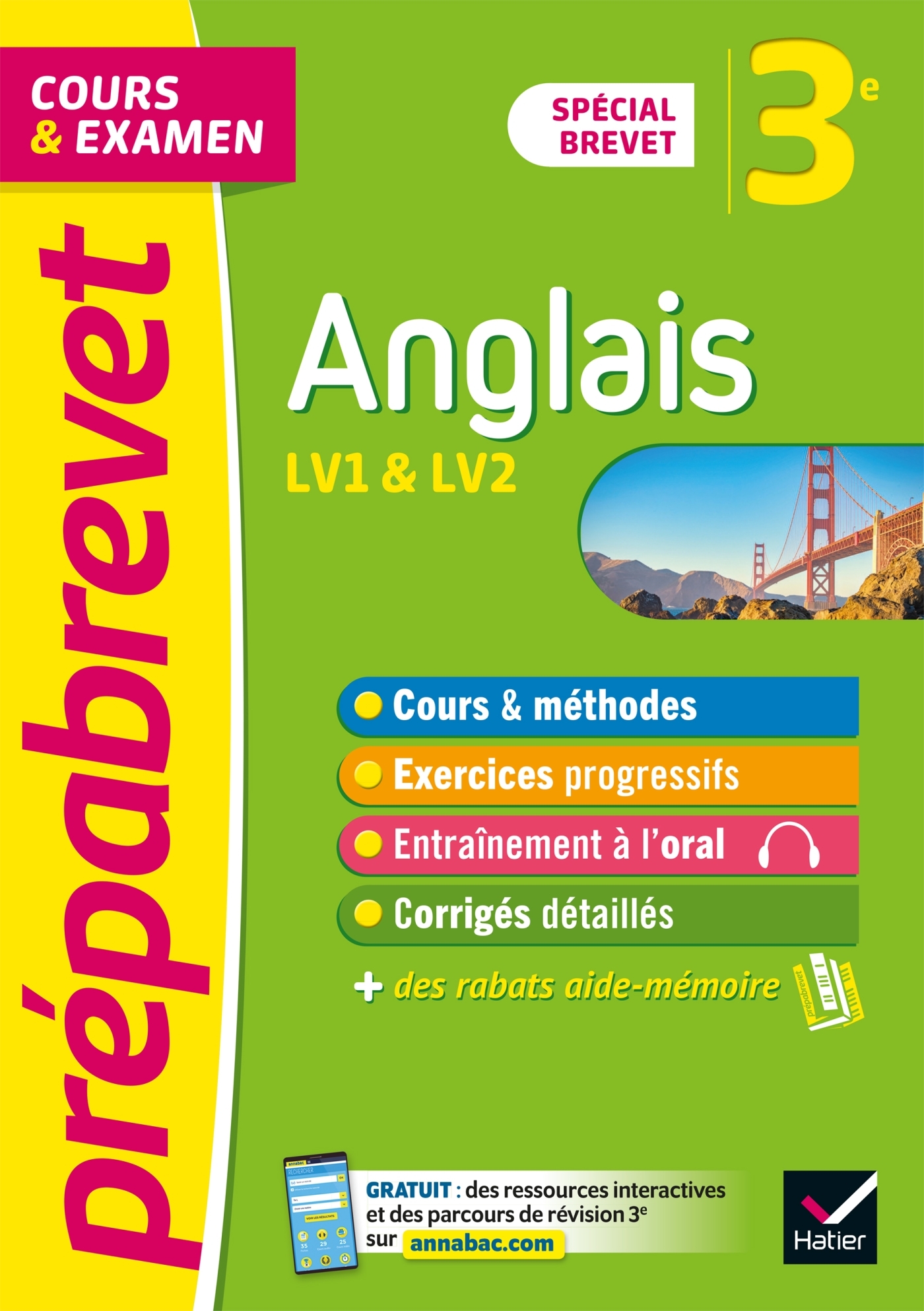 Prépabrevet Anglais 3e - Brevet 2024 - avec des compléments audio