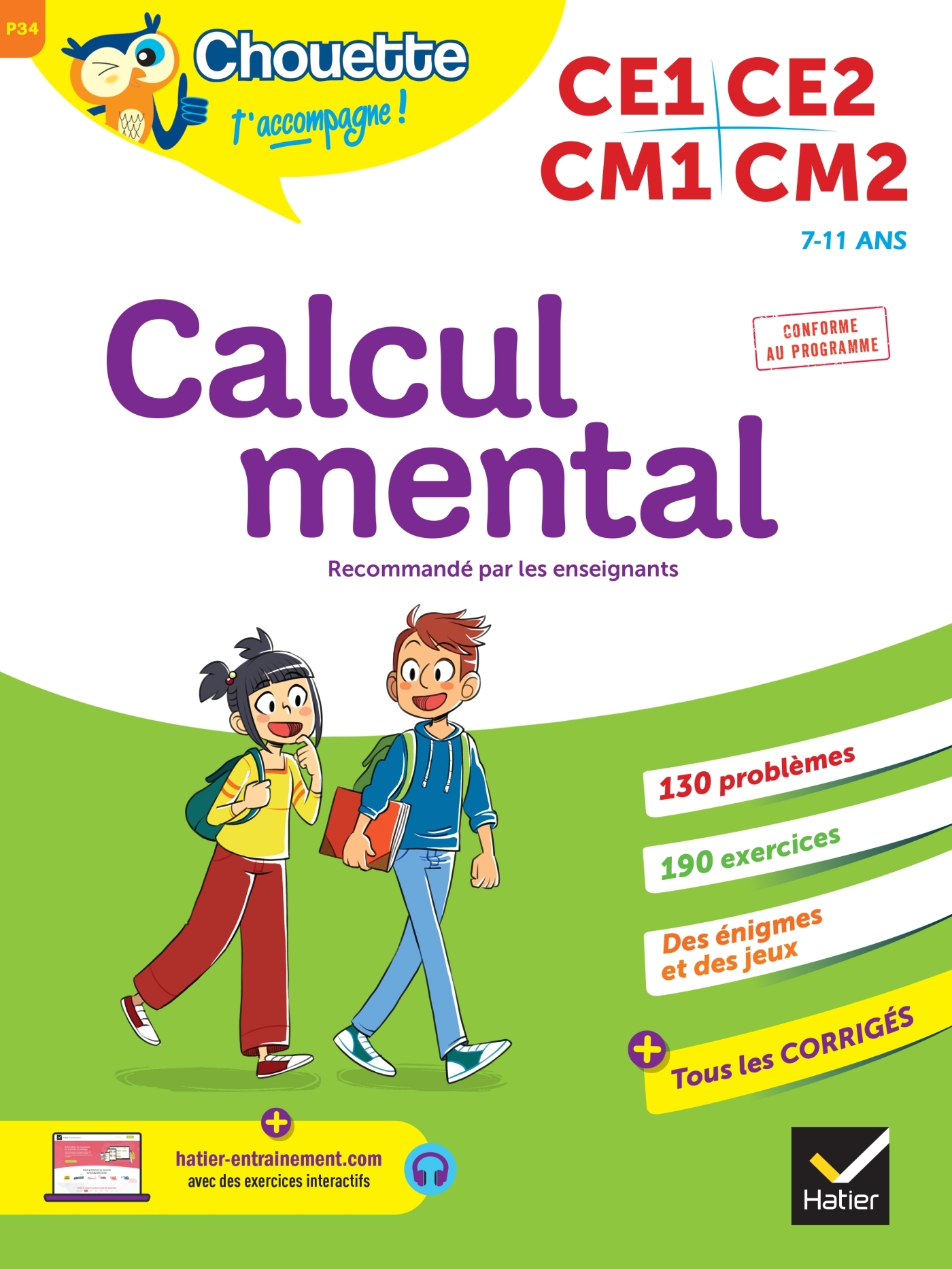 CALCUL MENTAL DU CE1 AU CM2