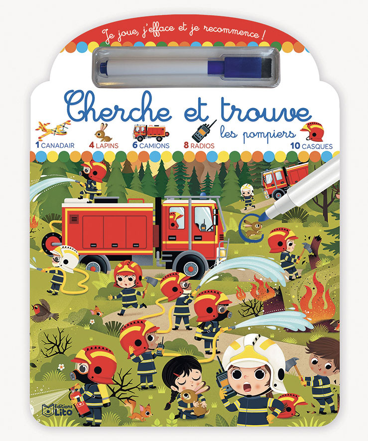 CHERCHE ET TROUVE LES POMPIERS