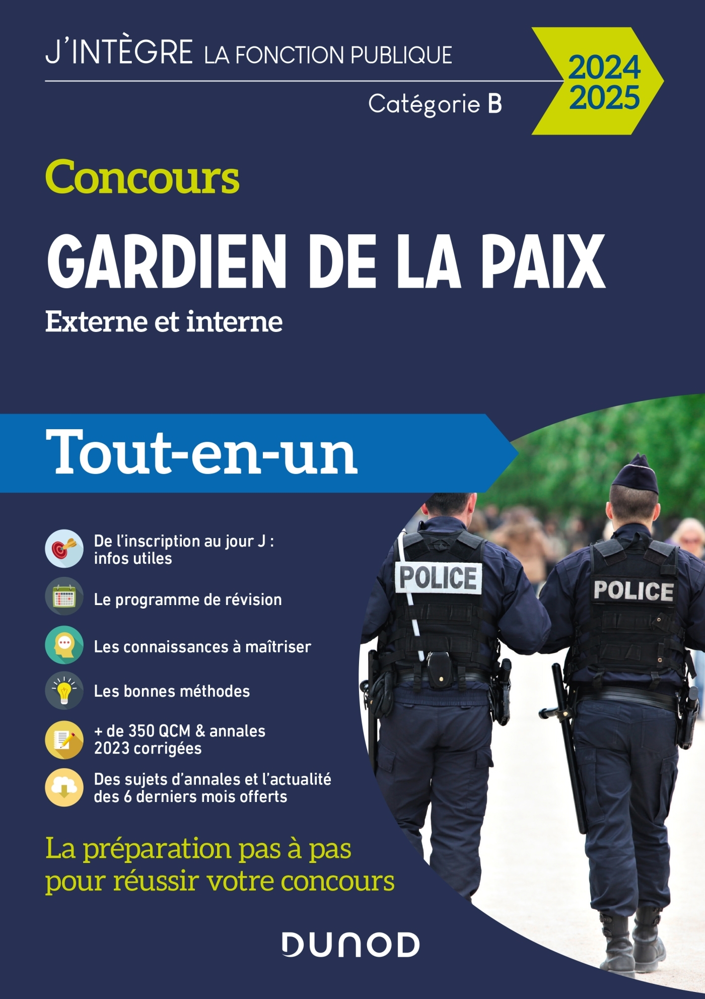 Concours Gardien de la paix 2024-2025 - Tout-en-un