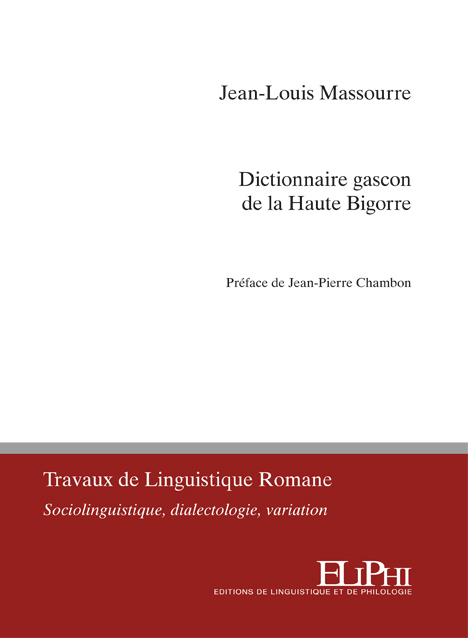 DICTIONNAIRE GASCON DE LA HAUTE BIGORRE