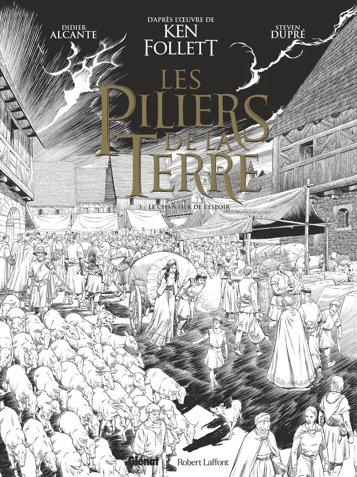 LES PILIERS DE LA TERRE - TOME 03 - EDITION SPECIALE N&B - LE CHANTIER DE L´ESPOIR
