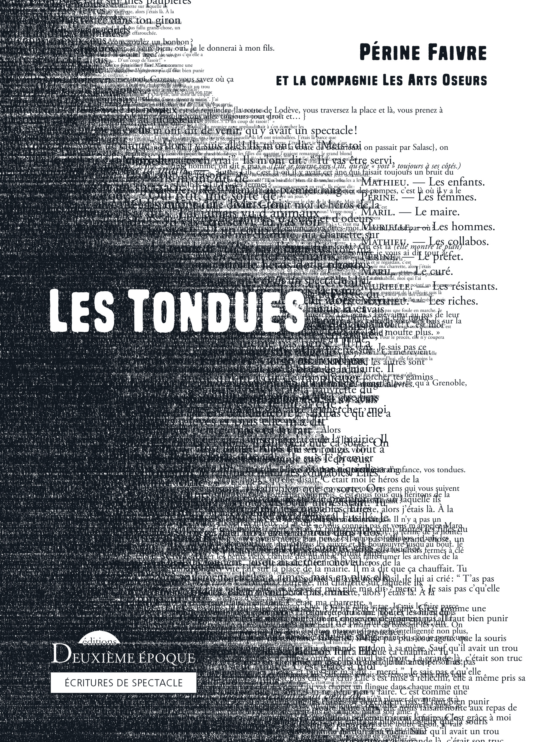 Les tondues - Ouvrage collectif dirigé par Périne Faivre et la compagnie les Arts Oseurs