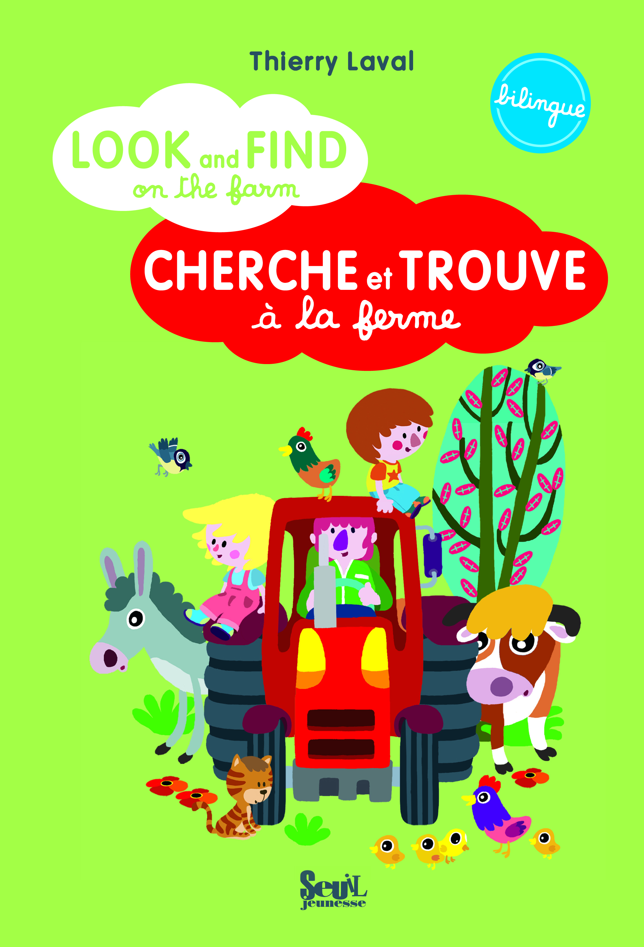 CHERCHE ET TROUVE EN ANGLAIS A LA FERME (BILINGUE)