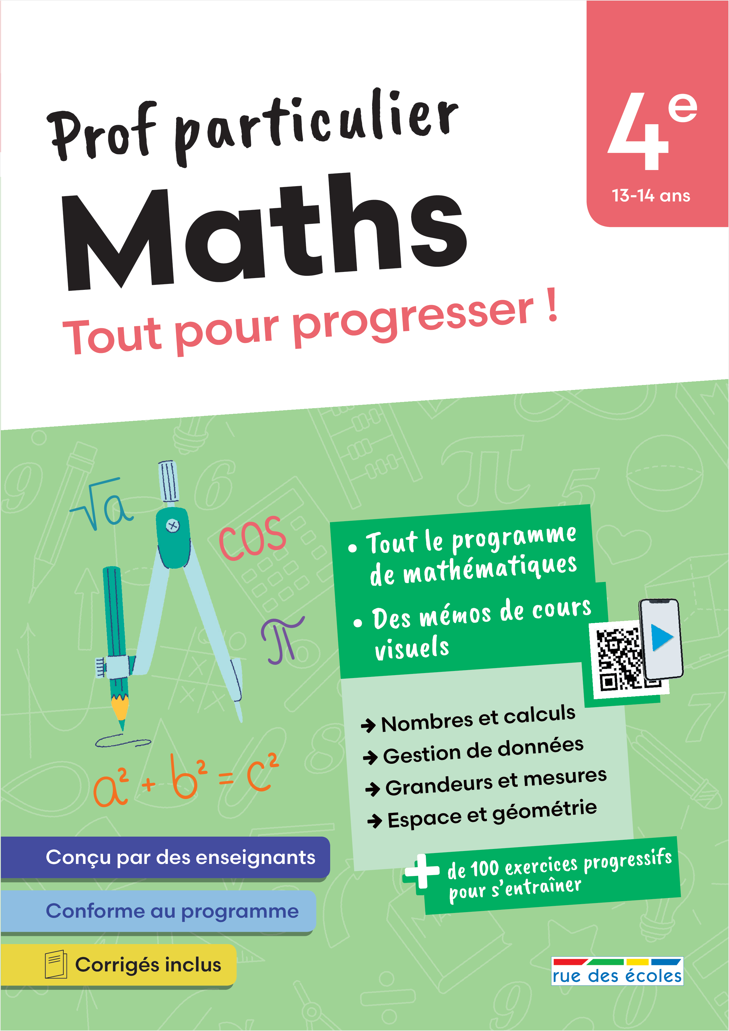 Prof particulier - Maths 4e - Tout pour progresser !