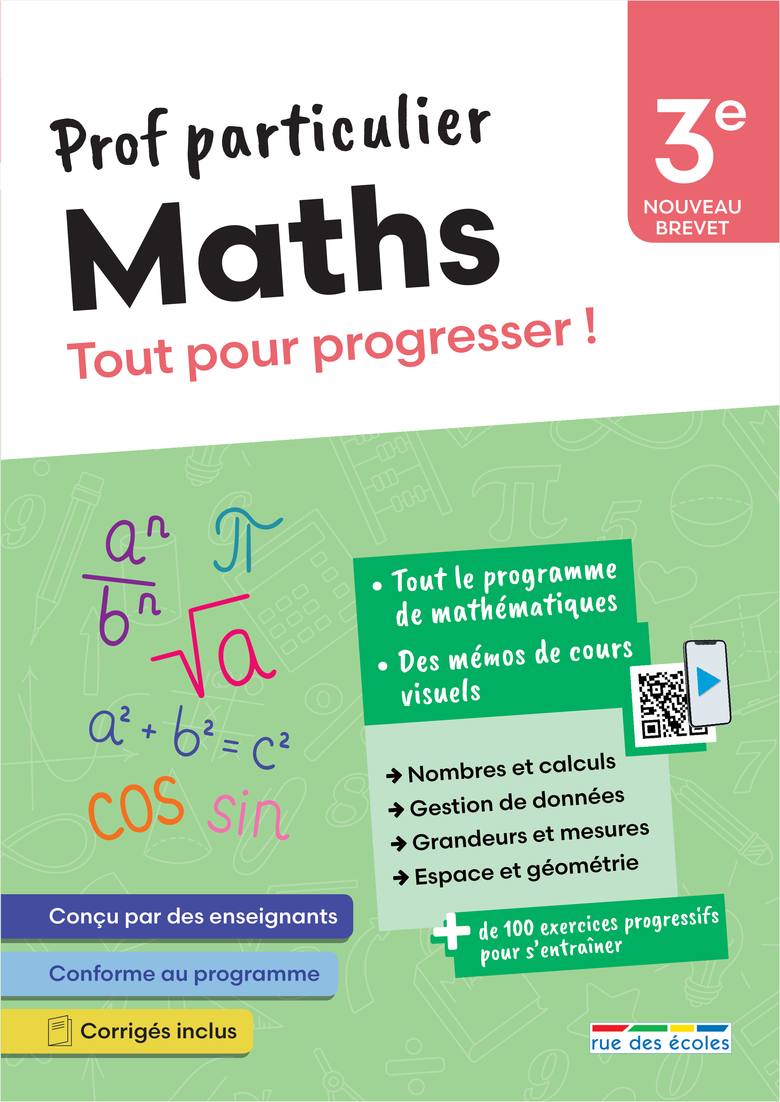 Prof particulier - Maths 3e - Tout pour progresser !