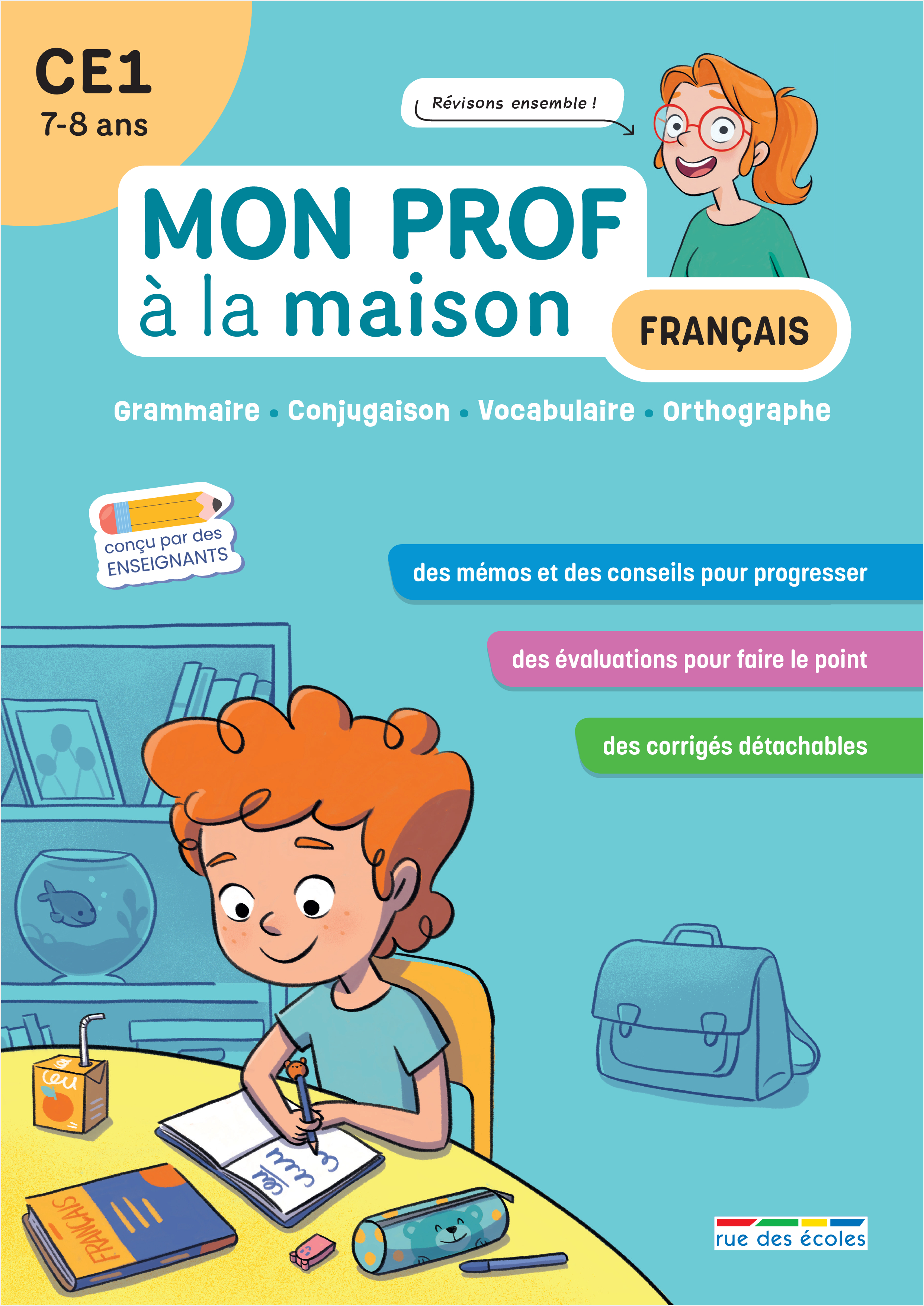 MON PROF A LA MAISON - FRANCAIS CE1 - GRAMMAIRE - CONJUGAISON - VOCABULAIRE - ORTHOGRAPHE
