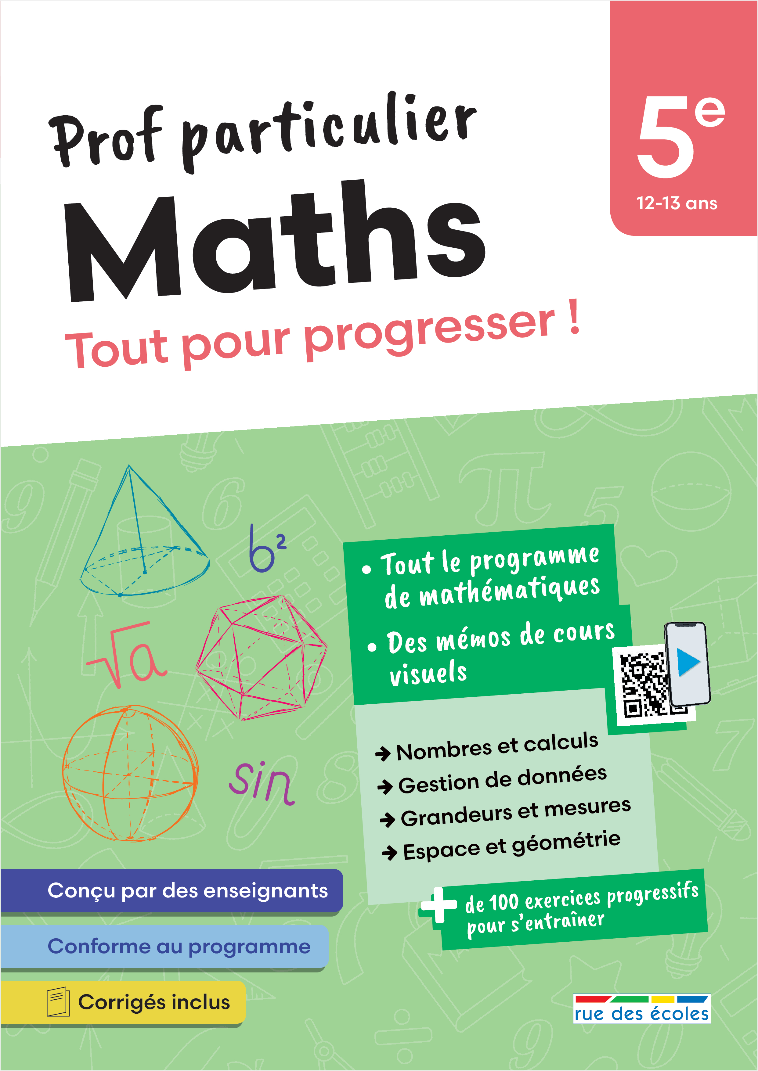 Prof particulier - Maths 5e - Tout pour progresser !