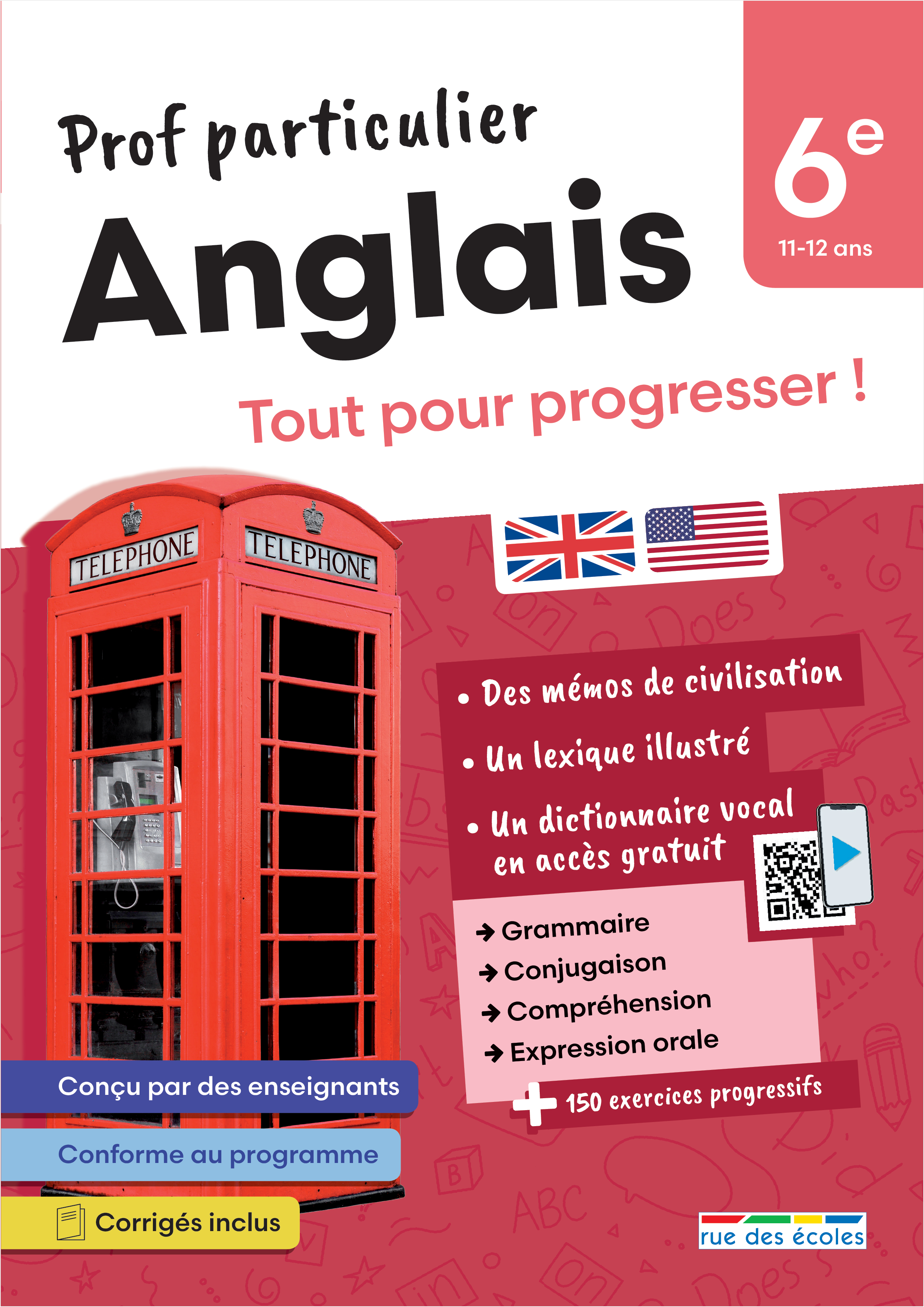 PROF PARTICULIER - ANGLAIS 6E - TOUT POUR PROGRESSER !