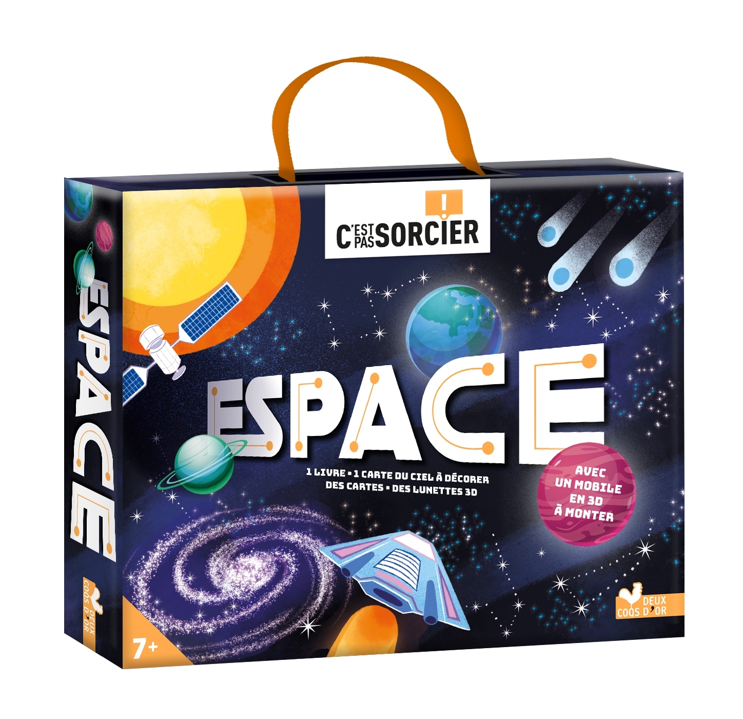 C´EST PAS SORCIER L´ESPACE - COFFRET AVEC ACCESSOIRES