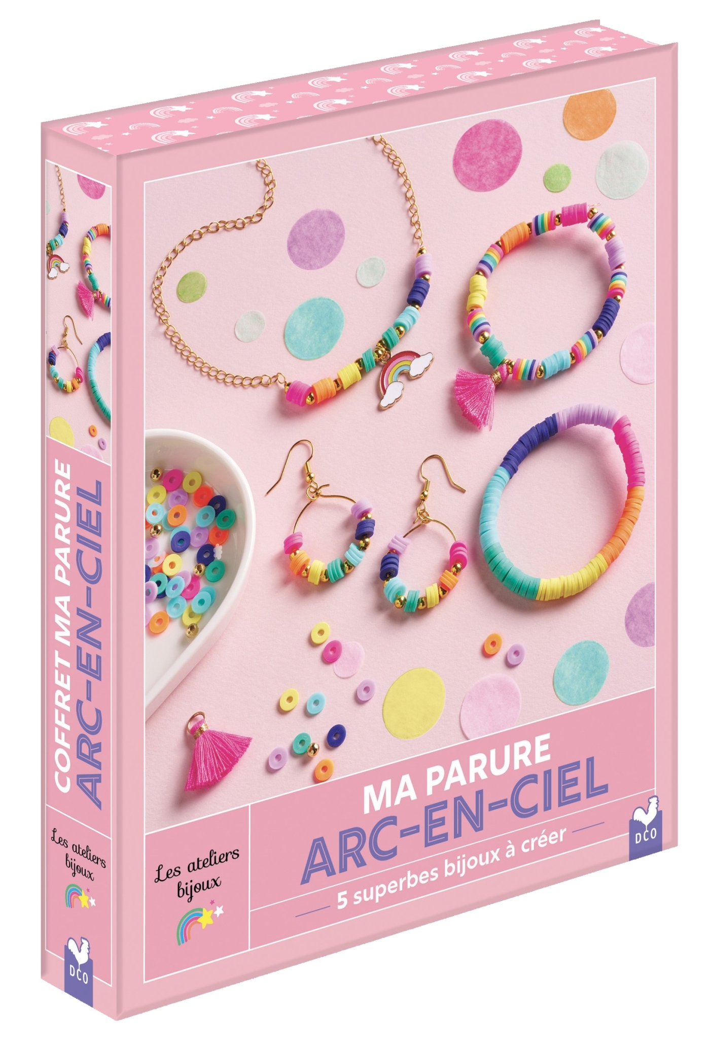 Ma parure arc-en-ciel - coffret avec accessoires