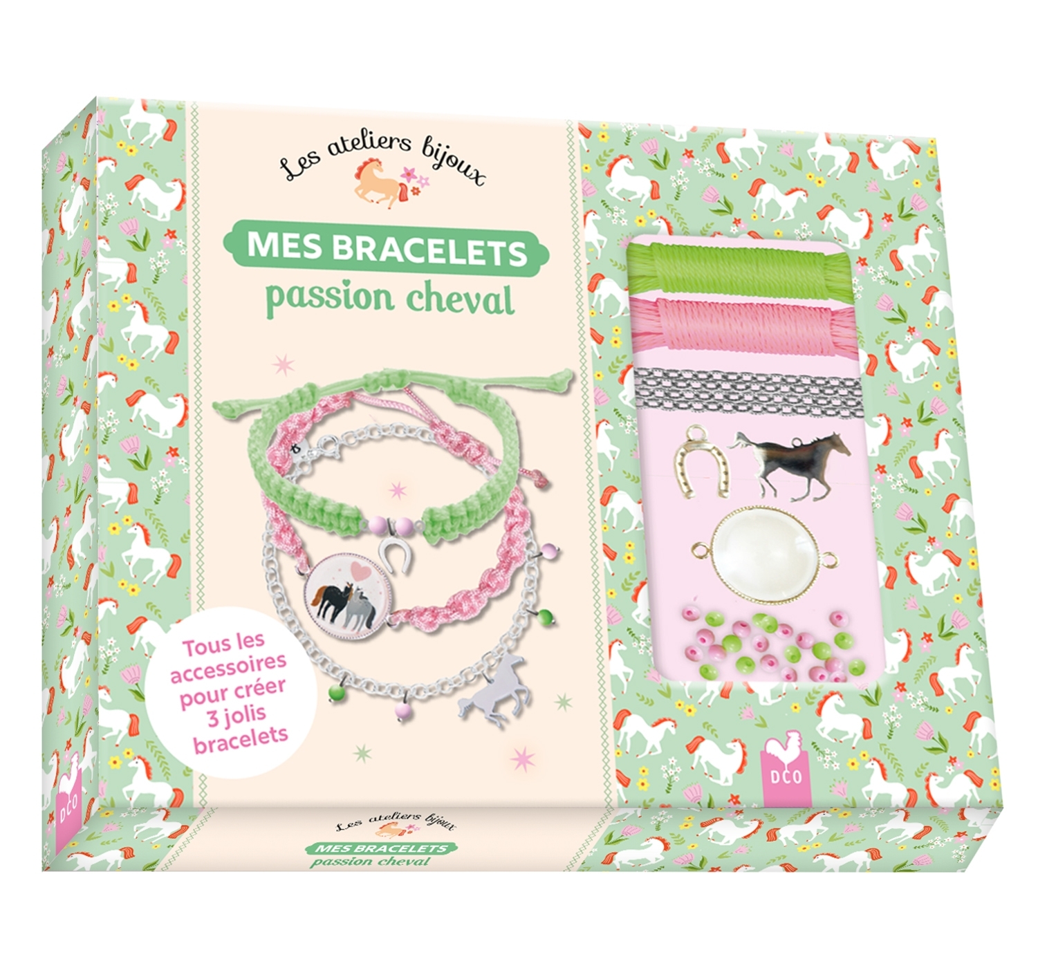 MES BRACELETS PASSION CHEVAL - COFFRET AVEC ACCESSOIRES