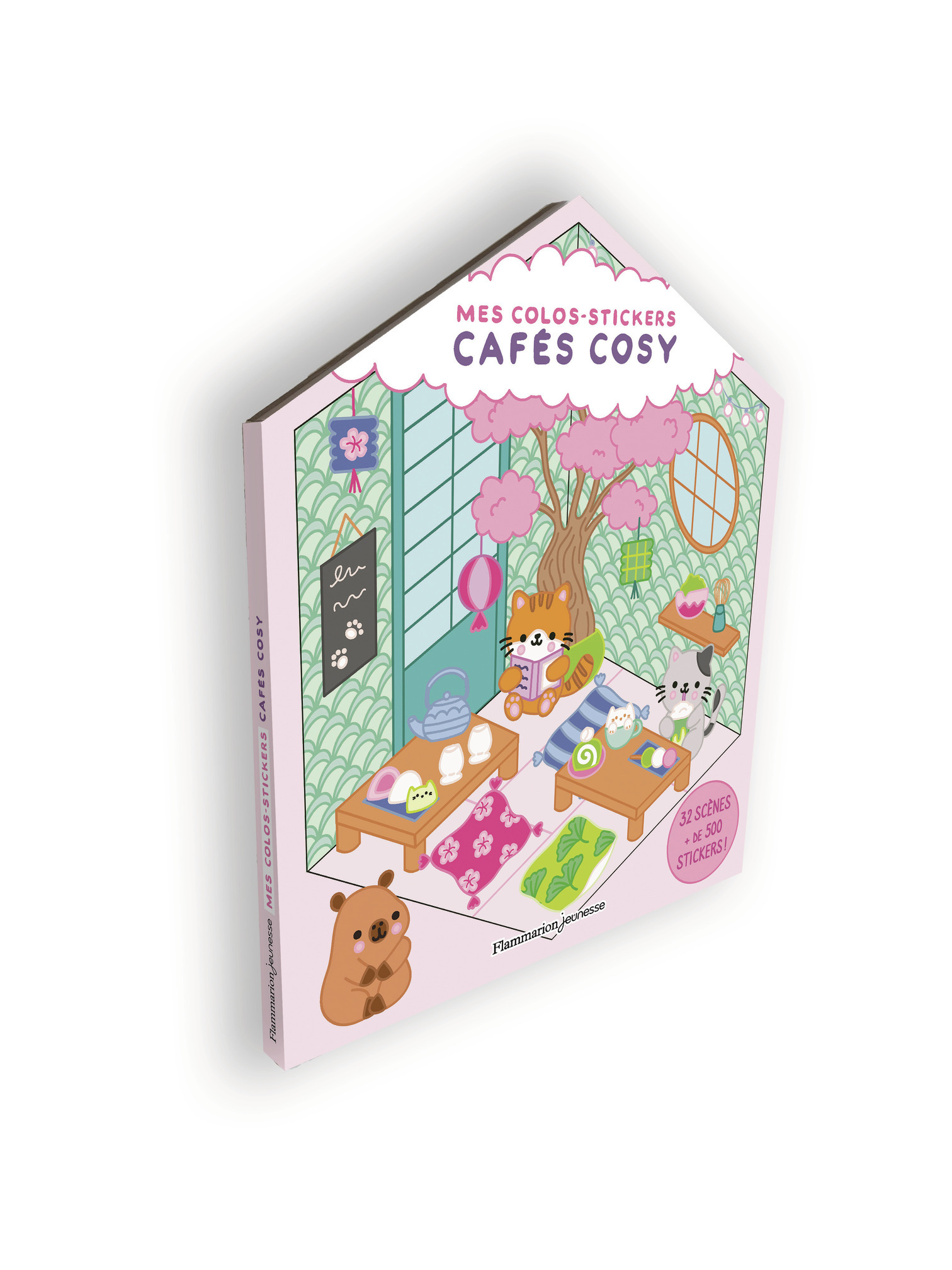 Mes colos-stickers - Caf&eacute;s cosy - 32 sc&egrave;nes, plus de 500 stickers