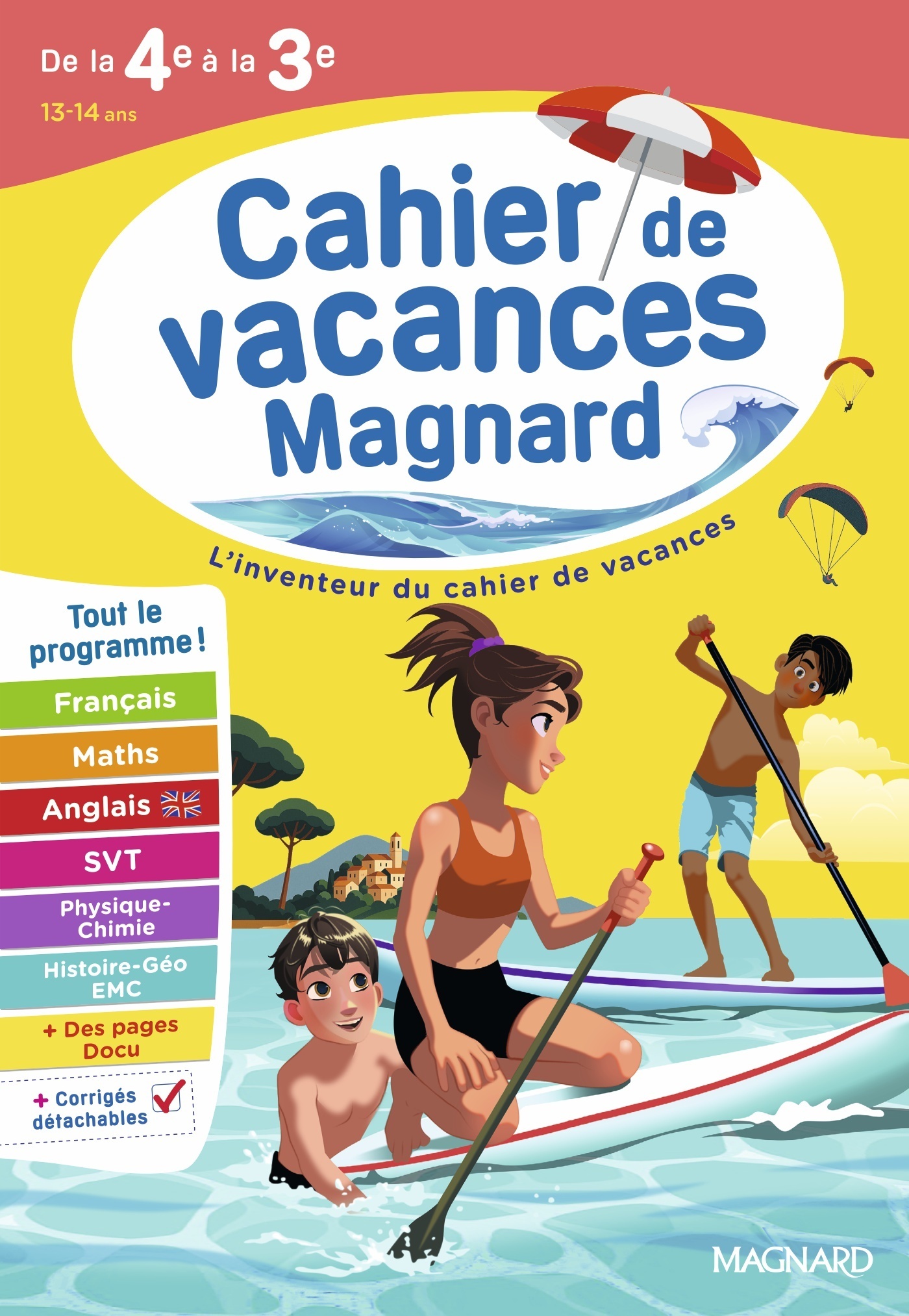 CAHIER DE VACANCES 2026, DE LA 4E VERS LA 3E - MAGNARD