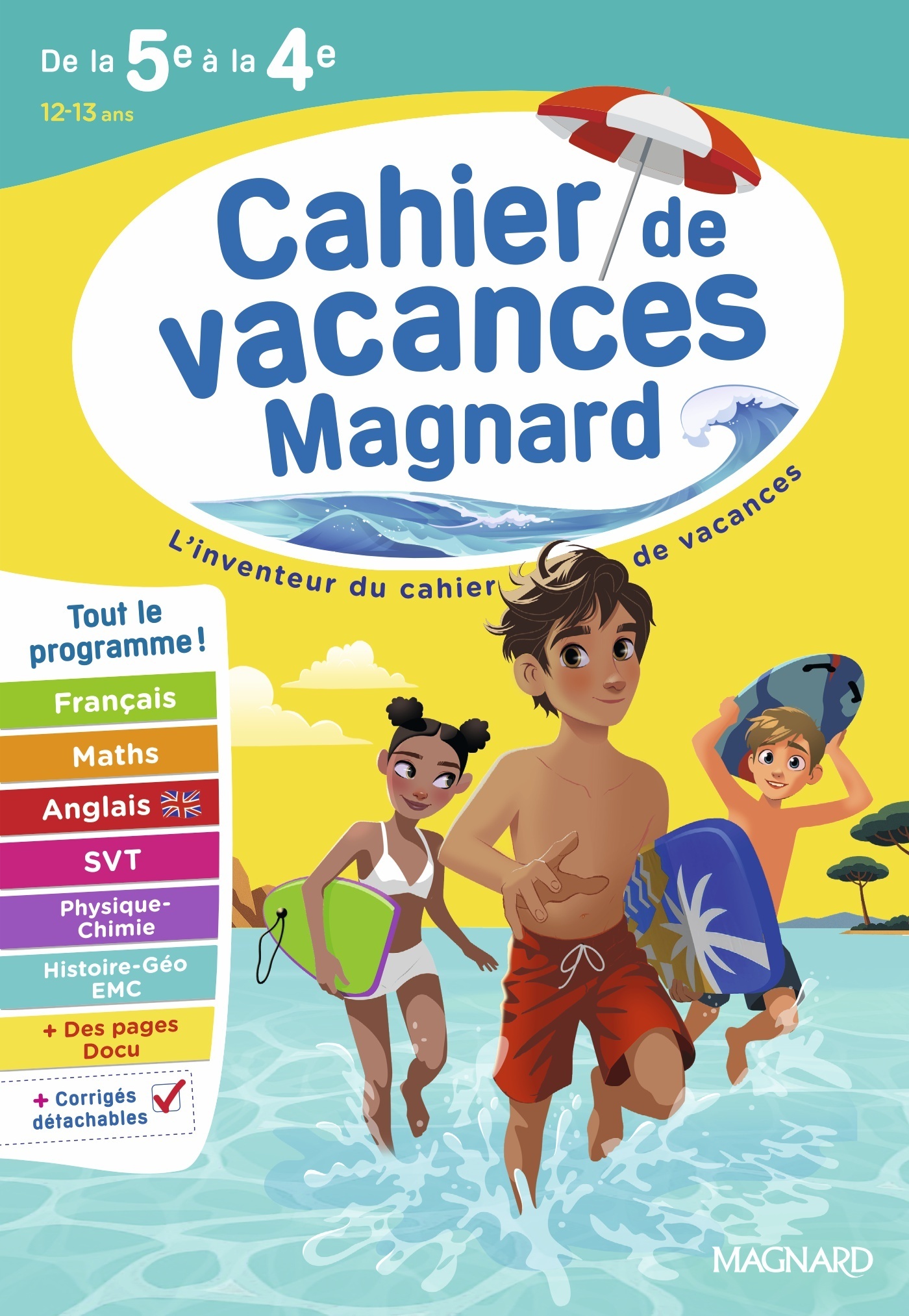 CAHIER DE VACANCES 2026, DE LA 5E VERS LA 4E - MAGNARD