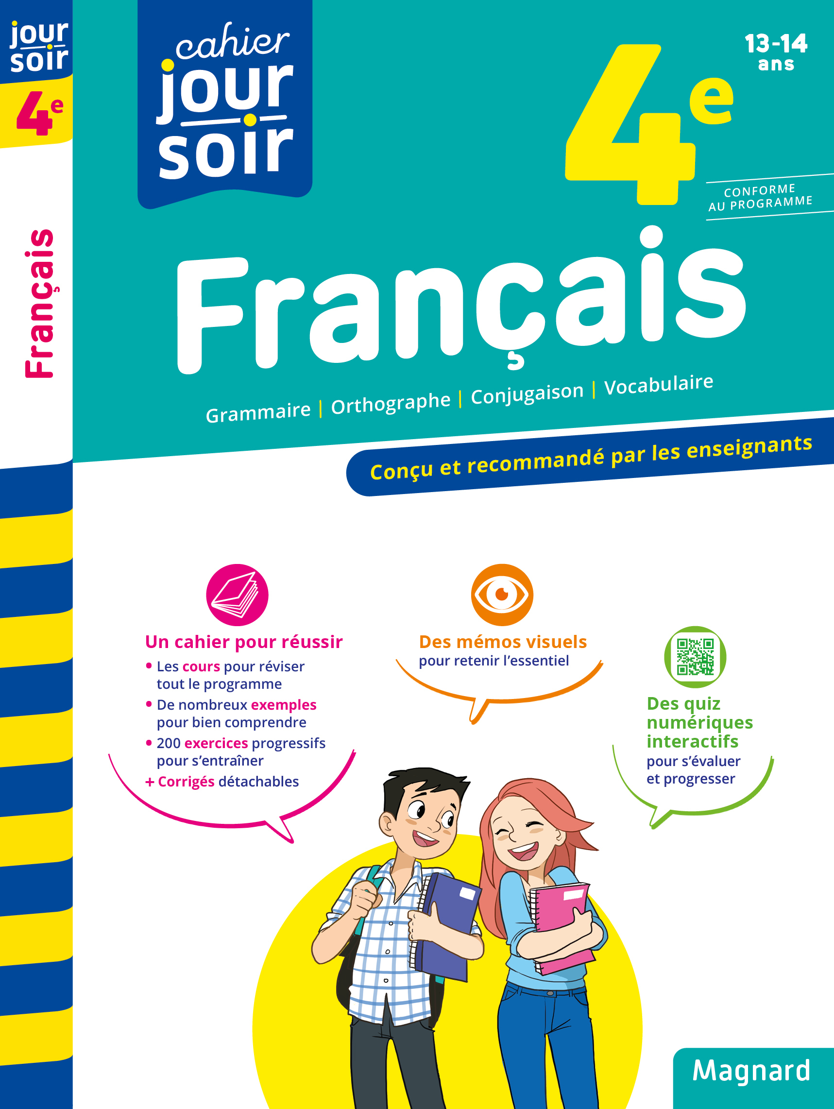 Français 4e - Cahier Jour Soir - Conçu et recommandé par les enseignants