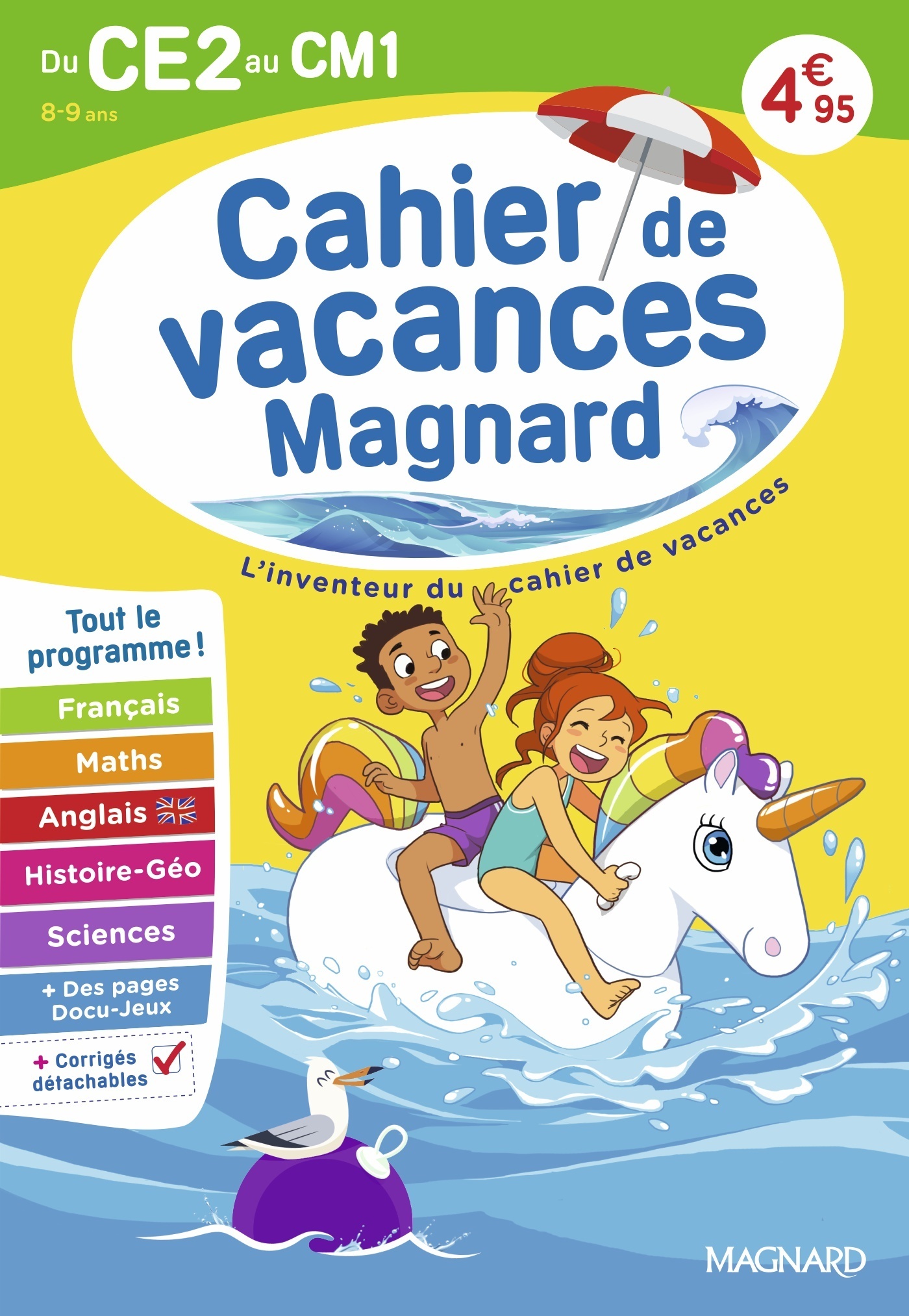 CAHIER DE VACANCES 2026, DU CE2 VERS LE CM1 8-9 ANS - MAGNARD