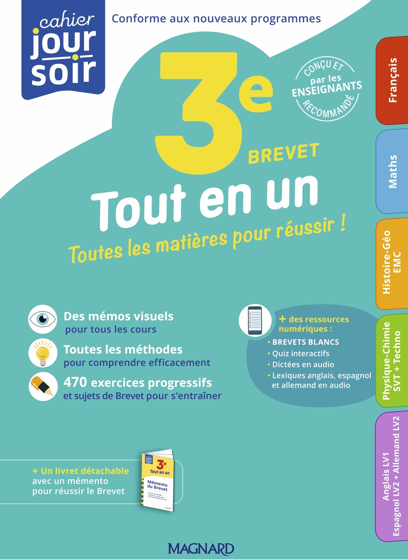 Tout en un 3e Brevet - Toutes les matières pour réussir son année