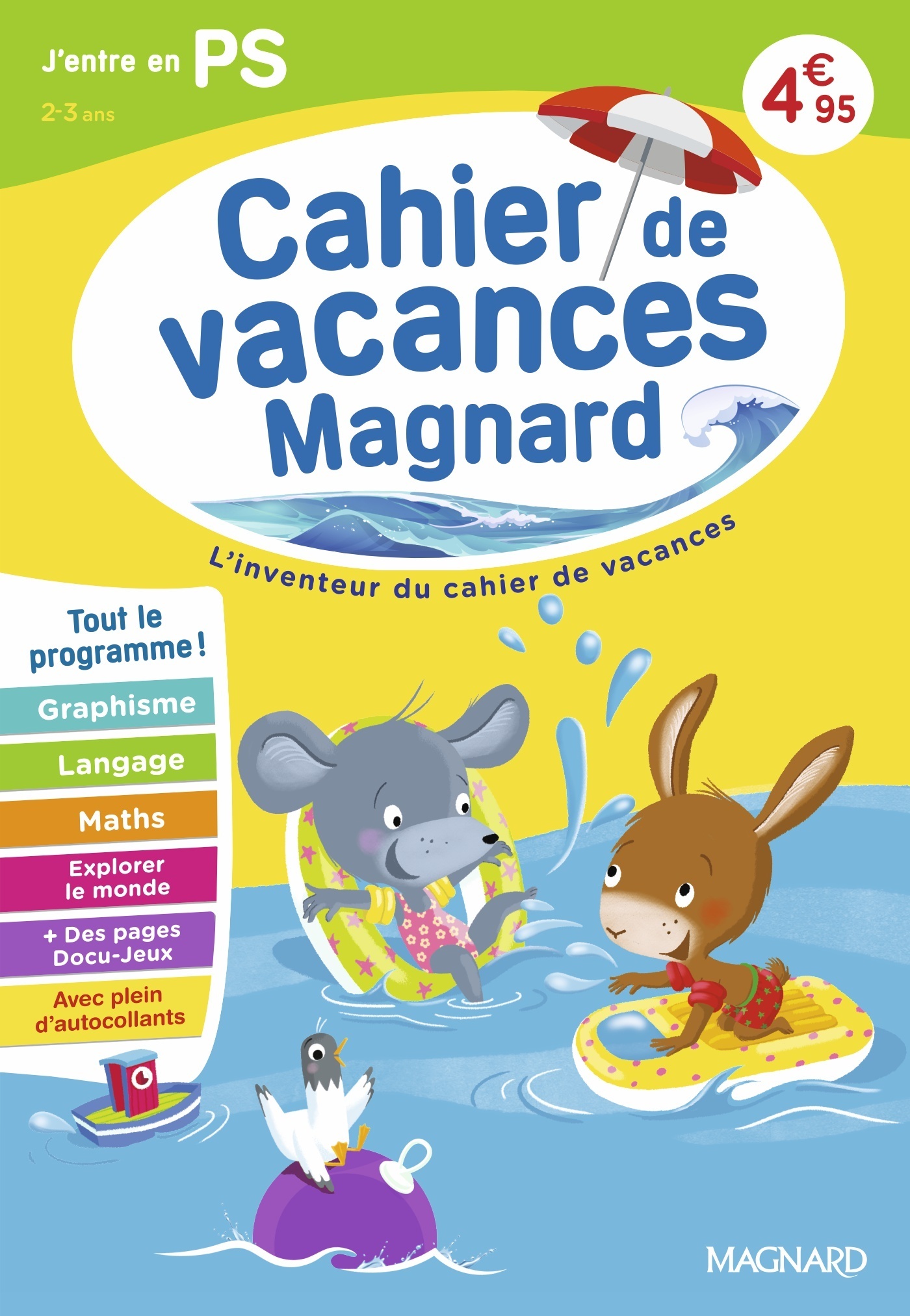 CAHIER DE VACANCES 2026, J´ENTRE EN PETITE SECTION 2-3 ANS - MAGNARD