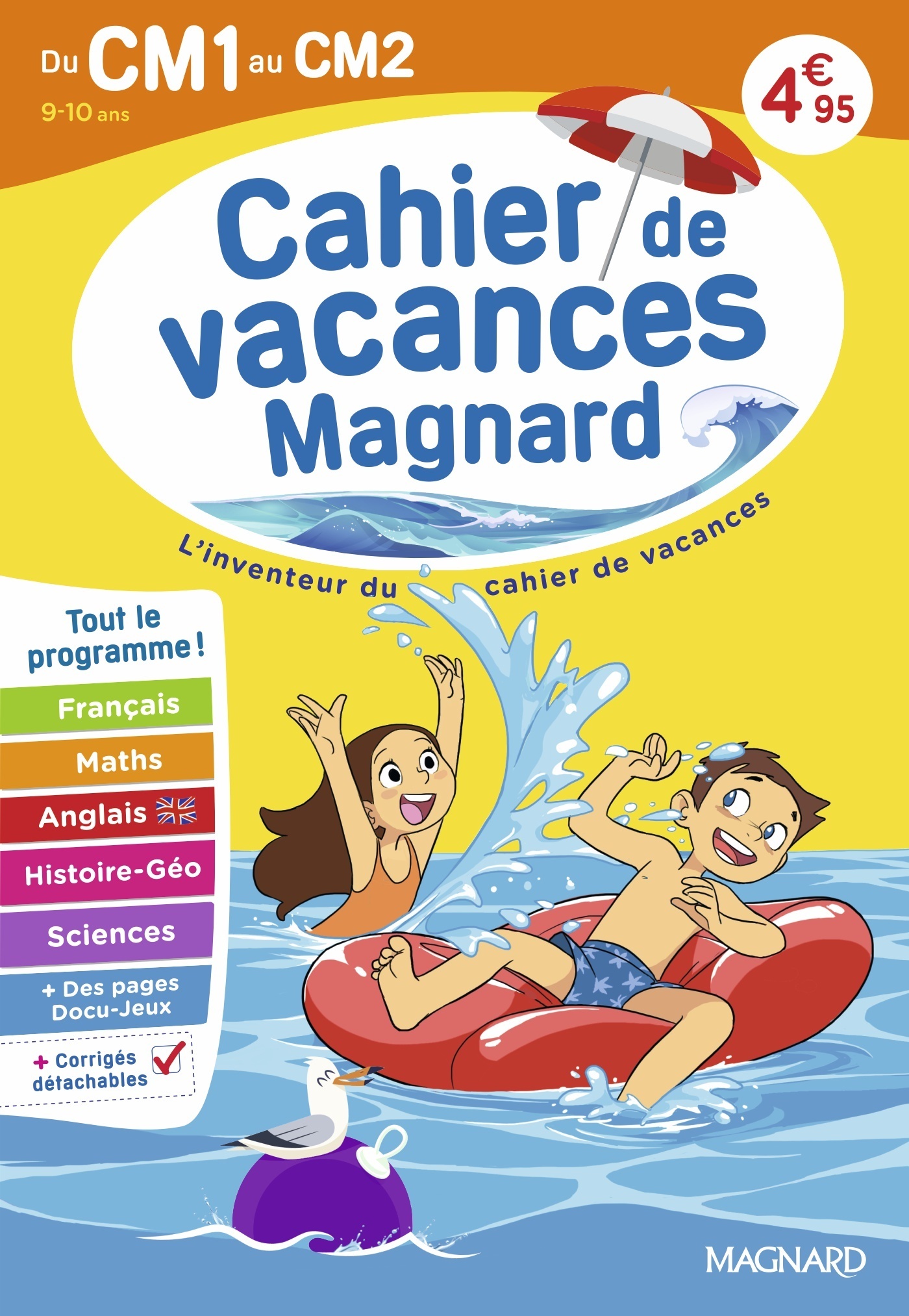 CAHIER DE VACANCES 2026, DU CM1 VERS LE CM2 9-10 ANS - MAGNARD