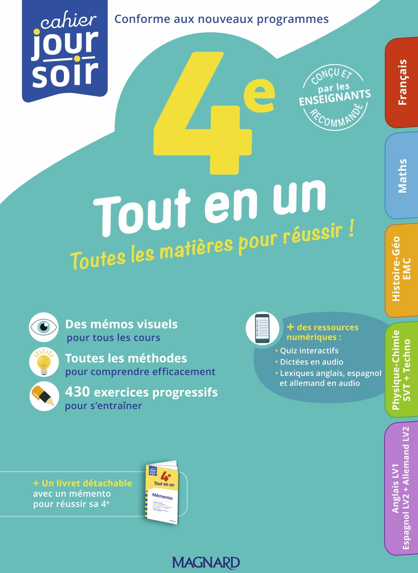 Tout en un 4e - Toutes les matières pour réussir son année