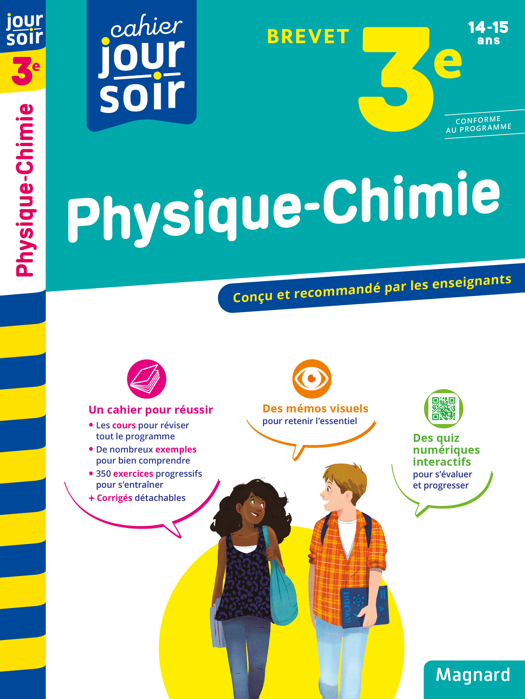 Physique-Chimie 3e Brevet - Cahier Jour Soir - Conçu et recommandé par les enseignants