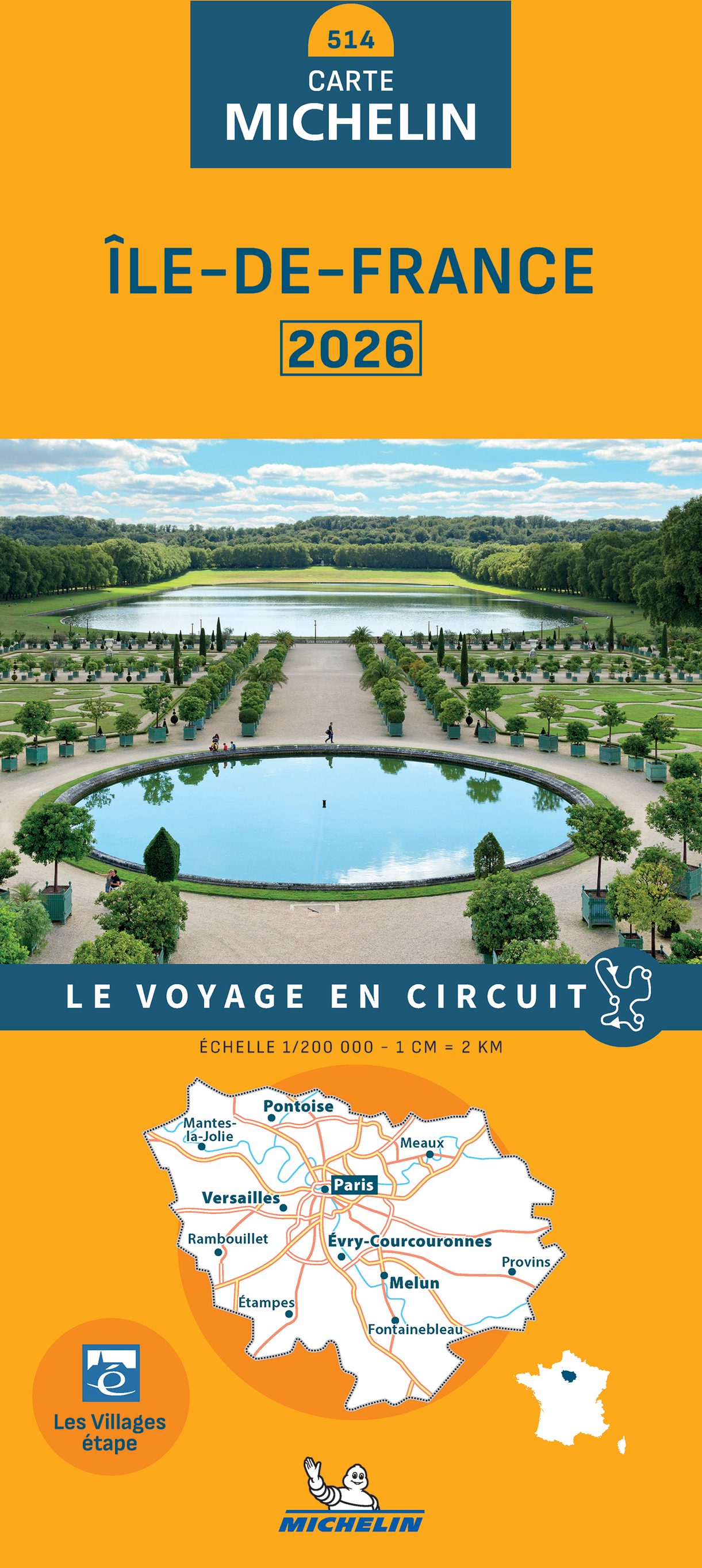 CARTE REGIONALE 514 ILE - DE - FRANCE 2026