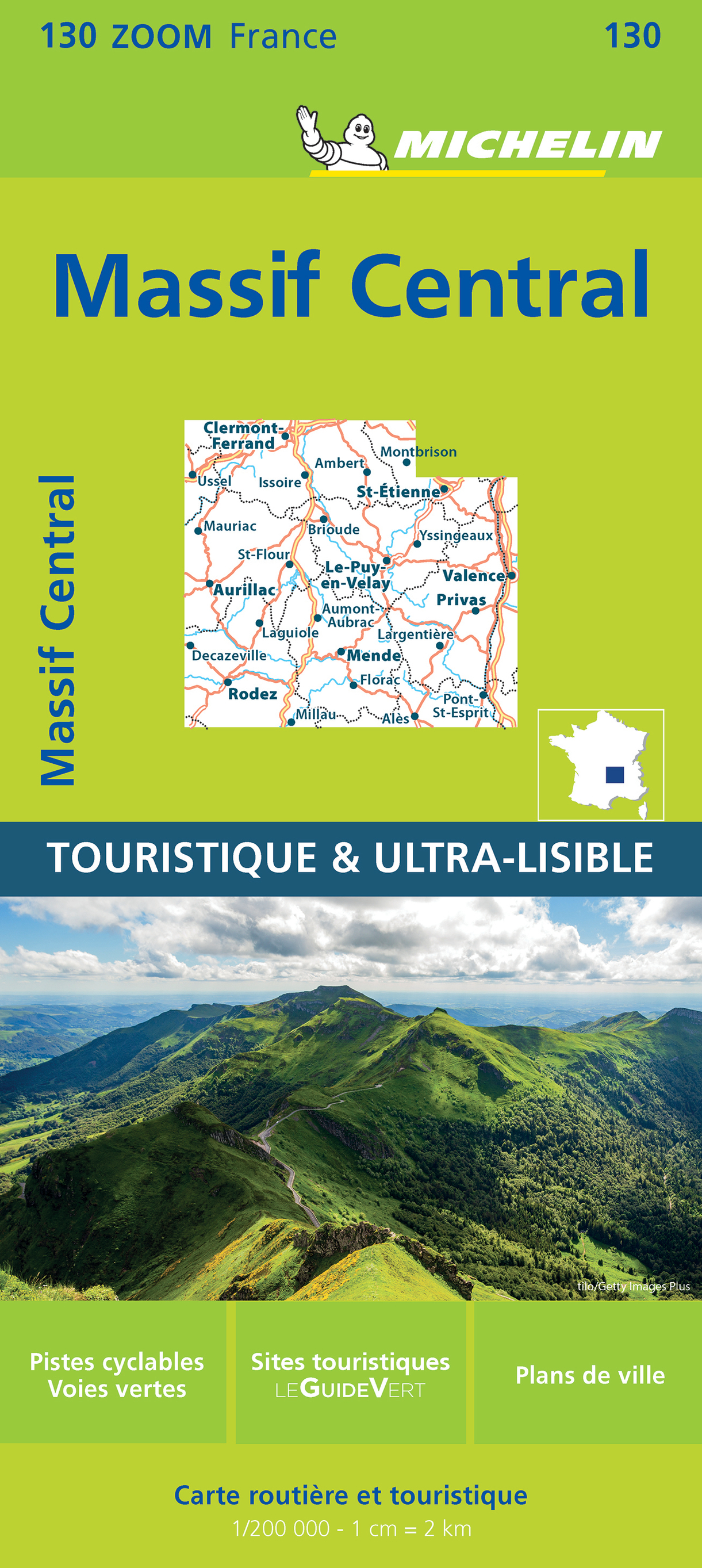 130 CARTE ZOOM 130 MASSIF CENTRAL