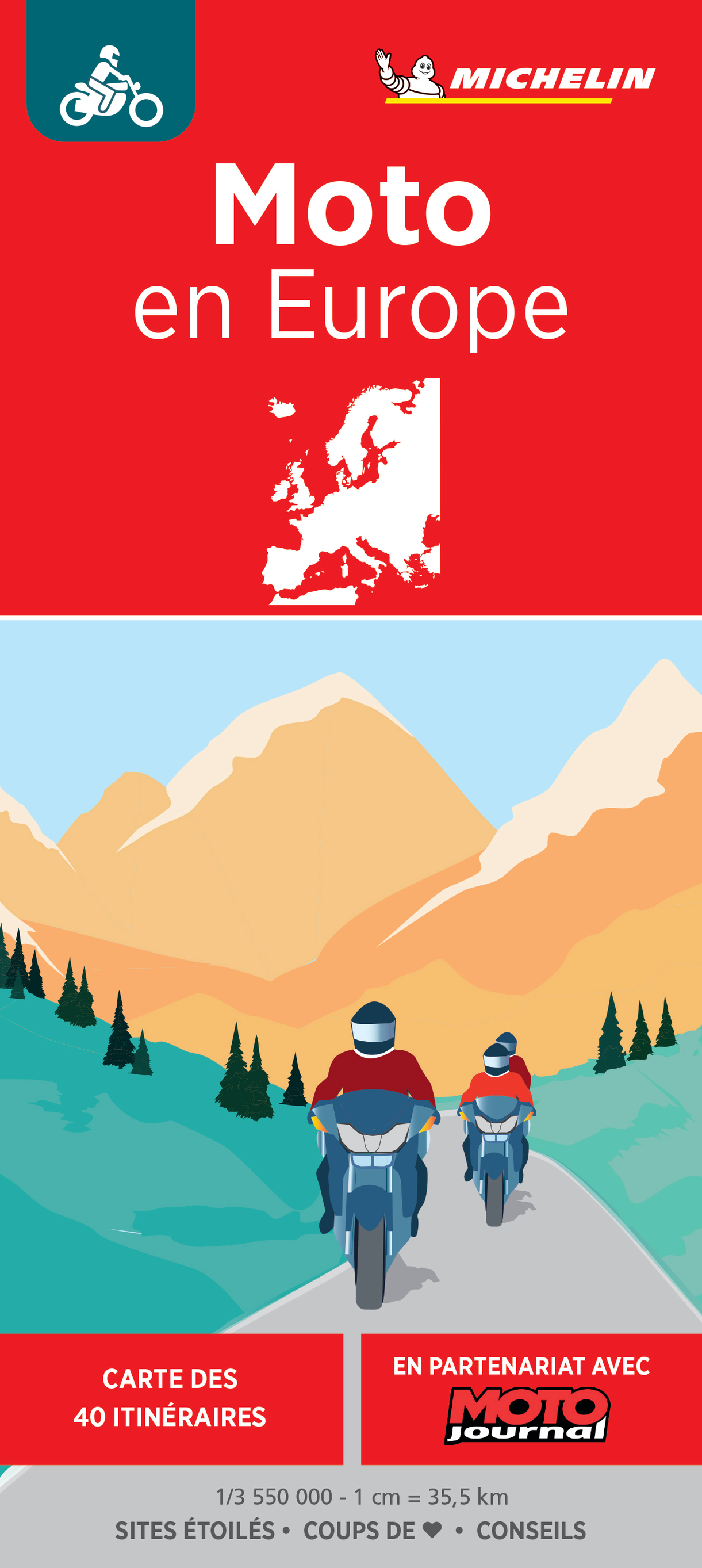 CARTE NATIONALE MOTO EN EUROPE