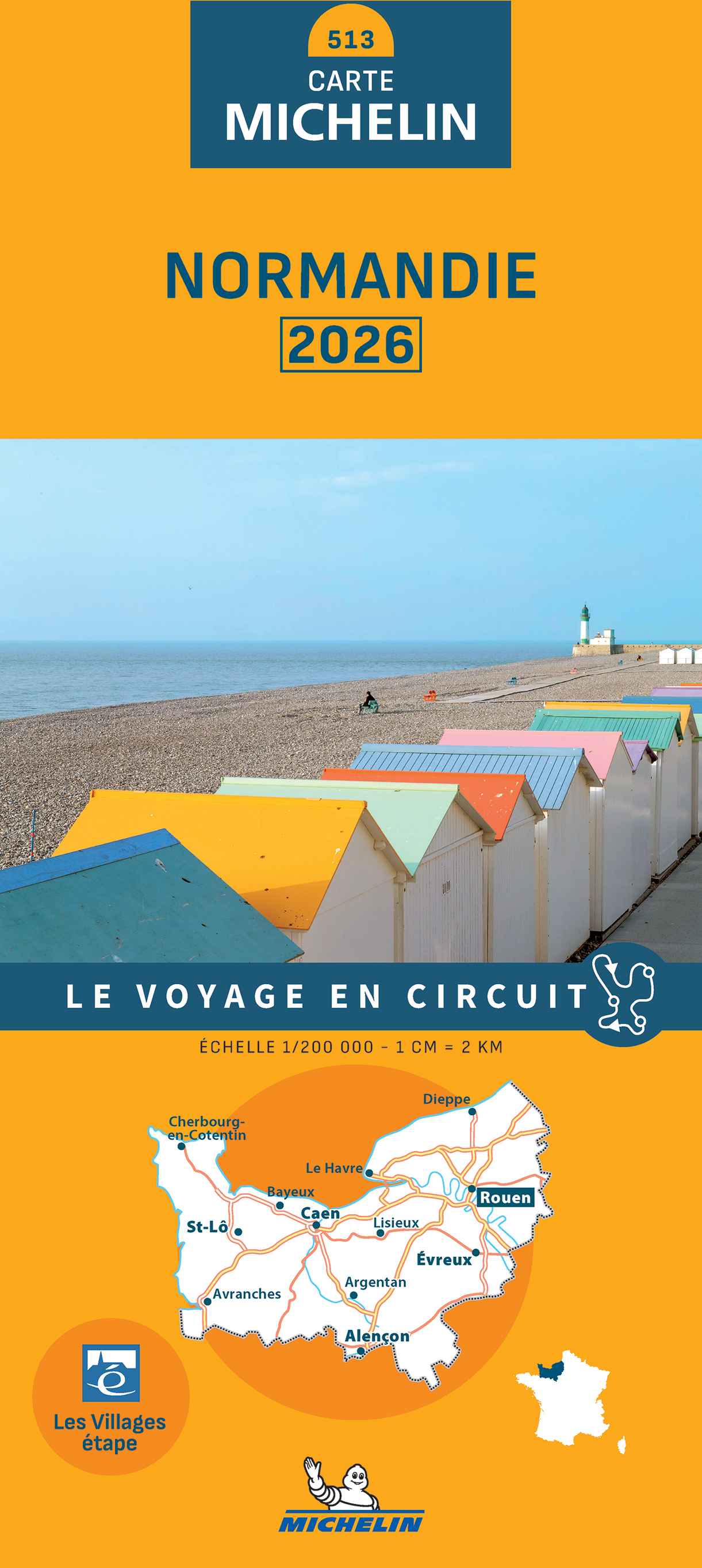 513 CARTE REGIONALE NORMANDIE 2026