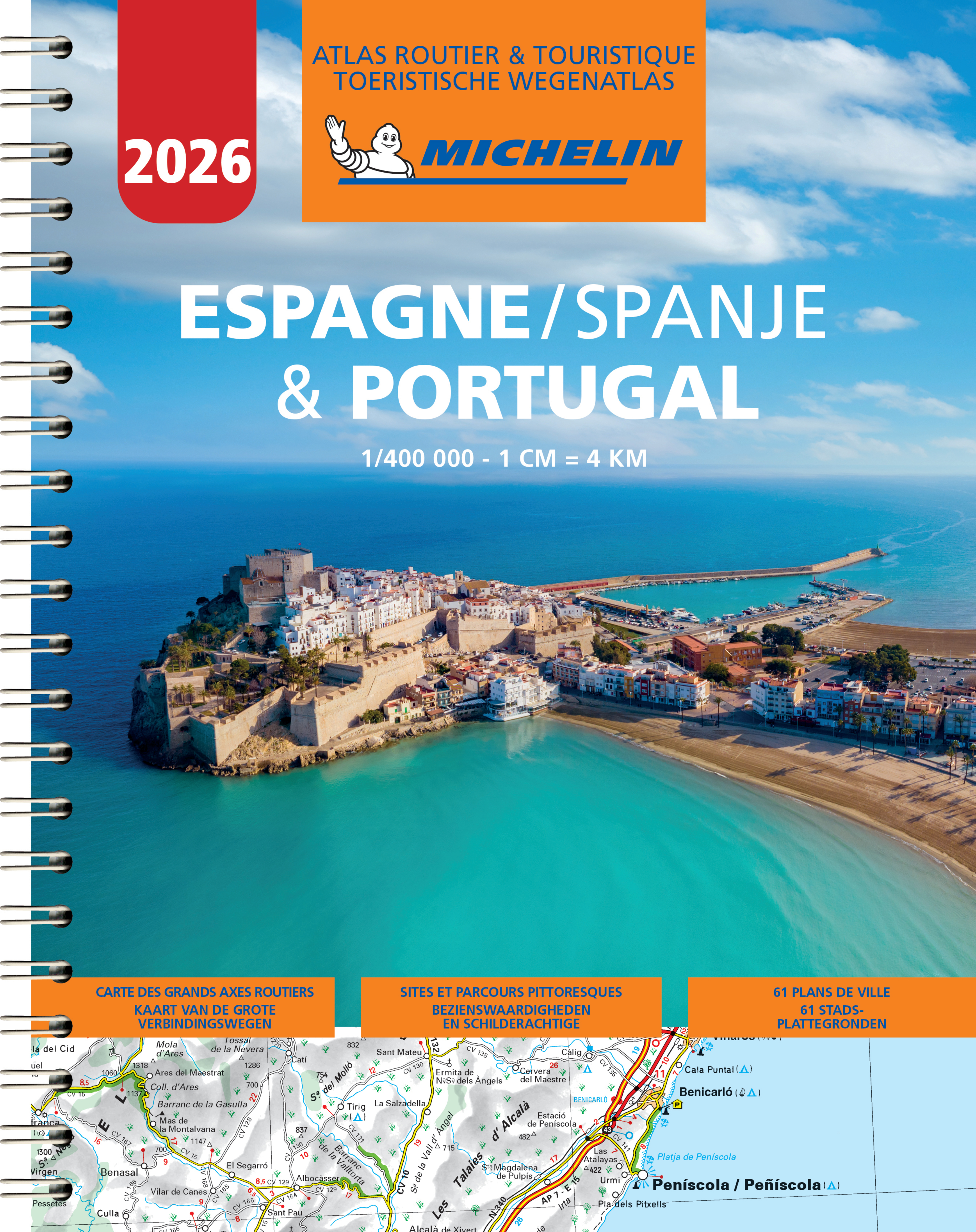 ATLAS 2026 -ESPAGNE & PORTUGAL- ATLAS ROUTIER ET TOURISTIQUE