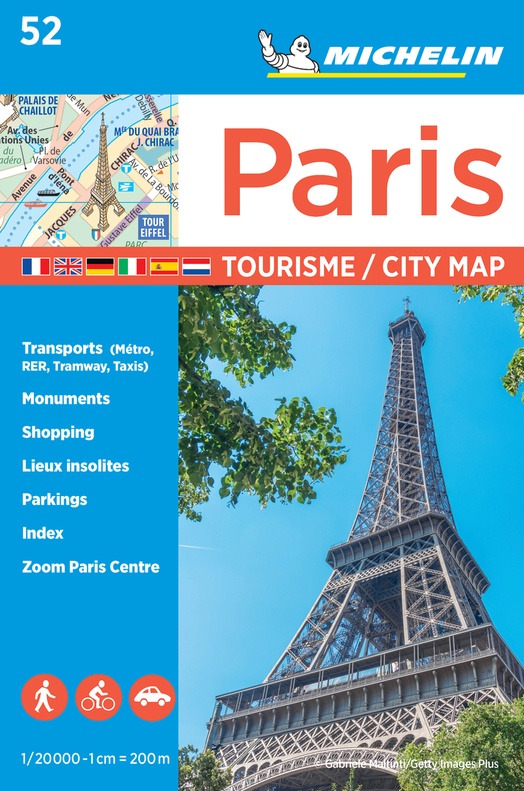 PARIS TOURISME - PLAN-GUIDE N52