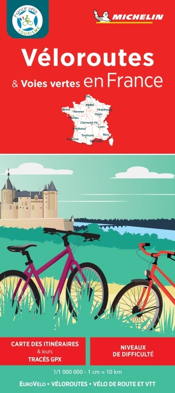 779-CARTE NATIONALE VELOROUTES & VOIES VERTES EN FRANCE