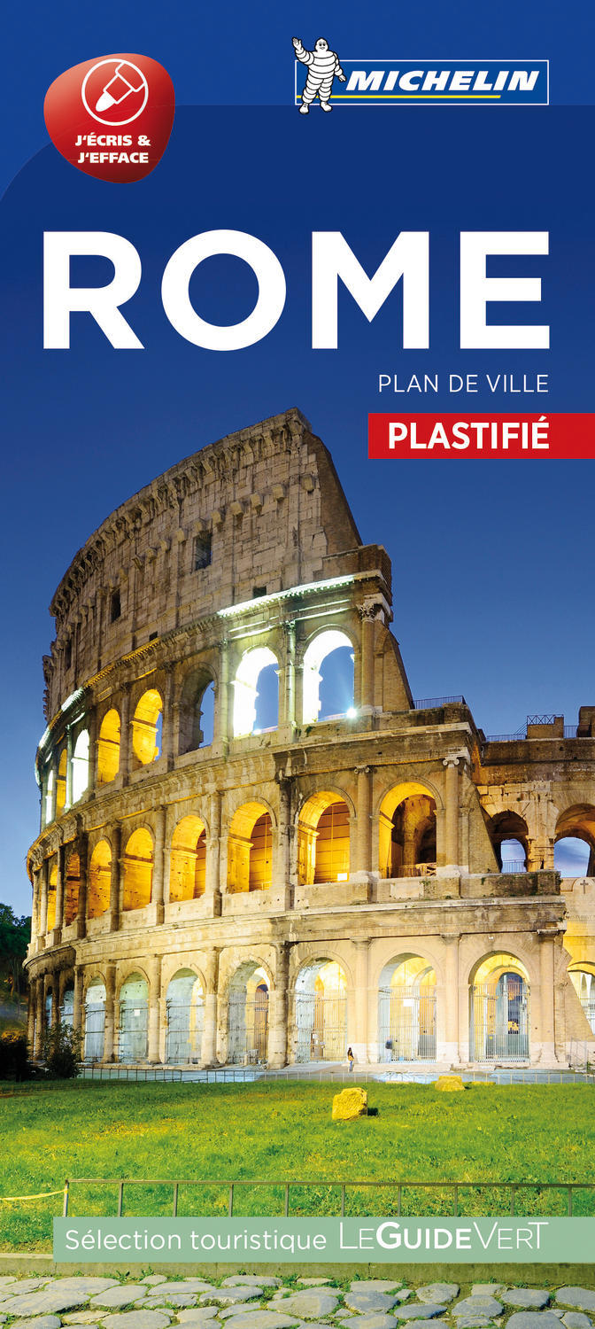 ROME - PLAN DE VILLE PLASTIFIE