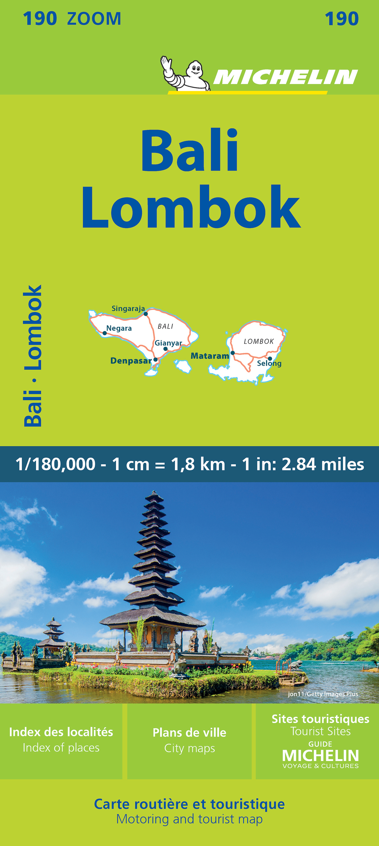 CARTE ZOOM 190 BALI - LOMBOK