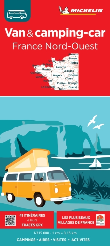 CARTE NATIONALE FRANCE - CARTE NATIONALE VAN & CAMPING-CAR - FRANCE NORD-OUEST