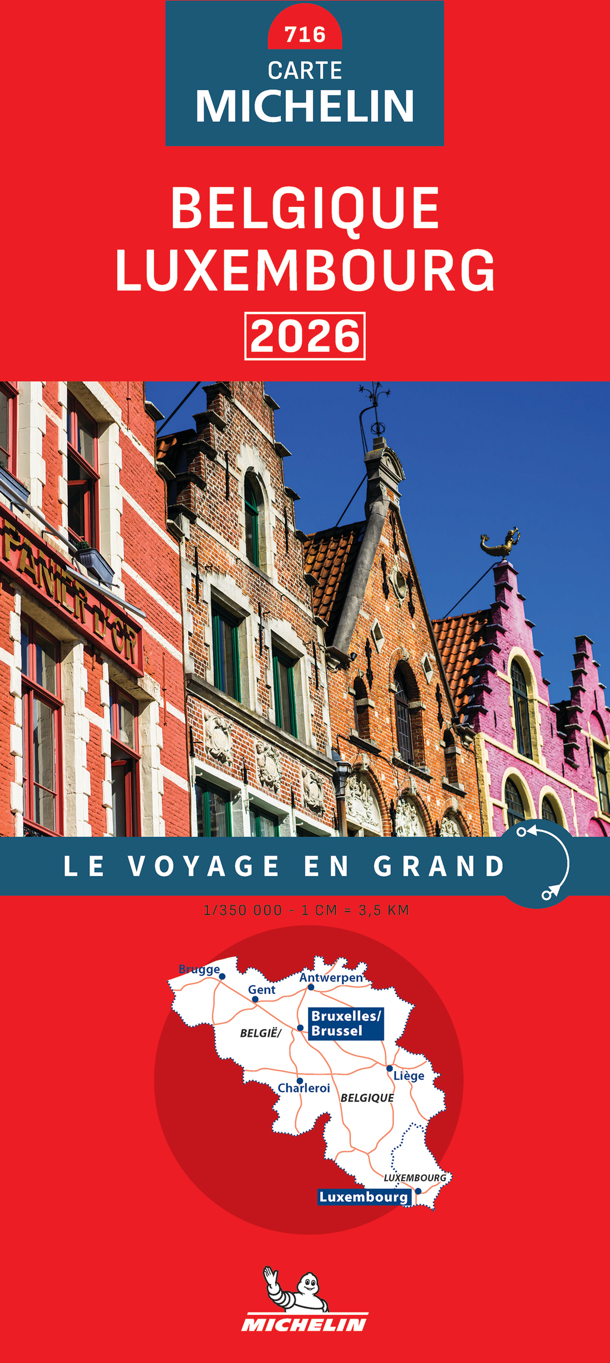 CARTE NATIONALE BELGIQUE, LUXEMBOURG 2026