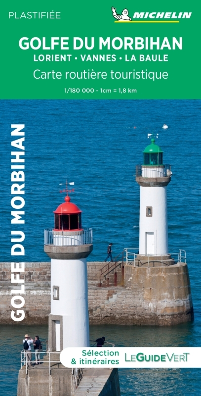 CARTE ROUTIERE TOURISTIQUE GOLFE DU MORBIHAN ET SA REGION