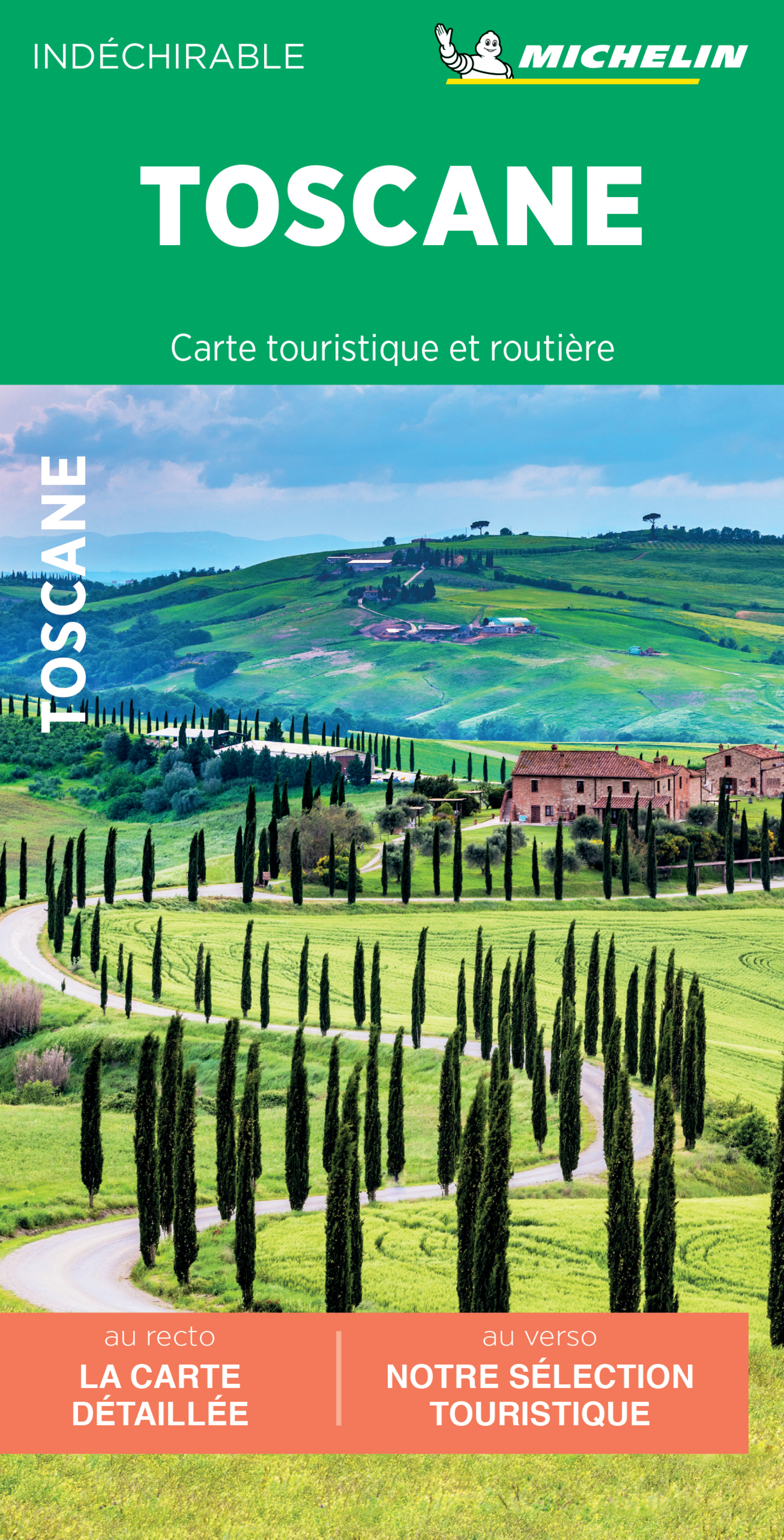 TOSCANE - CARTE ROUTIERE TOURISTIQUE