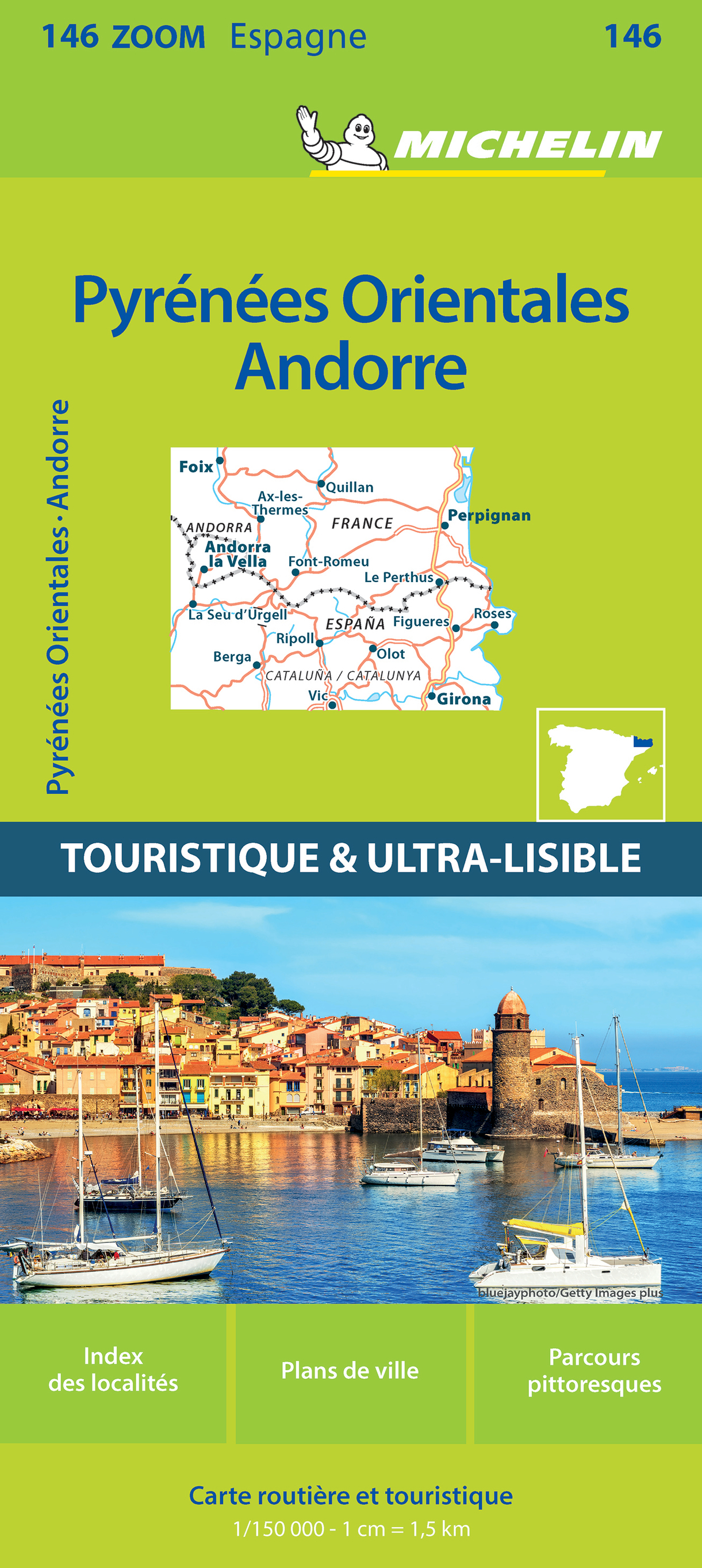 CARTE ZOOM 146 PYRENEES ORIENTALES, ANDORRE 2017